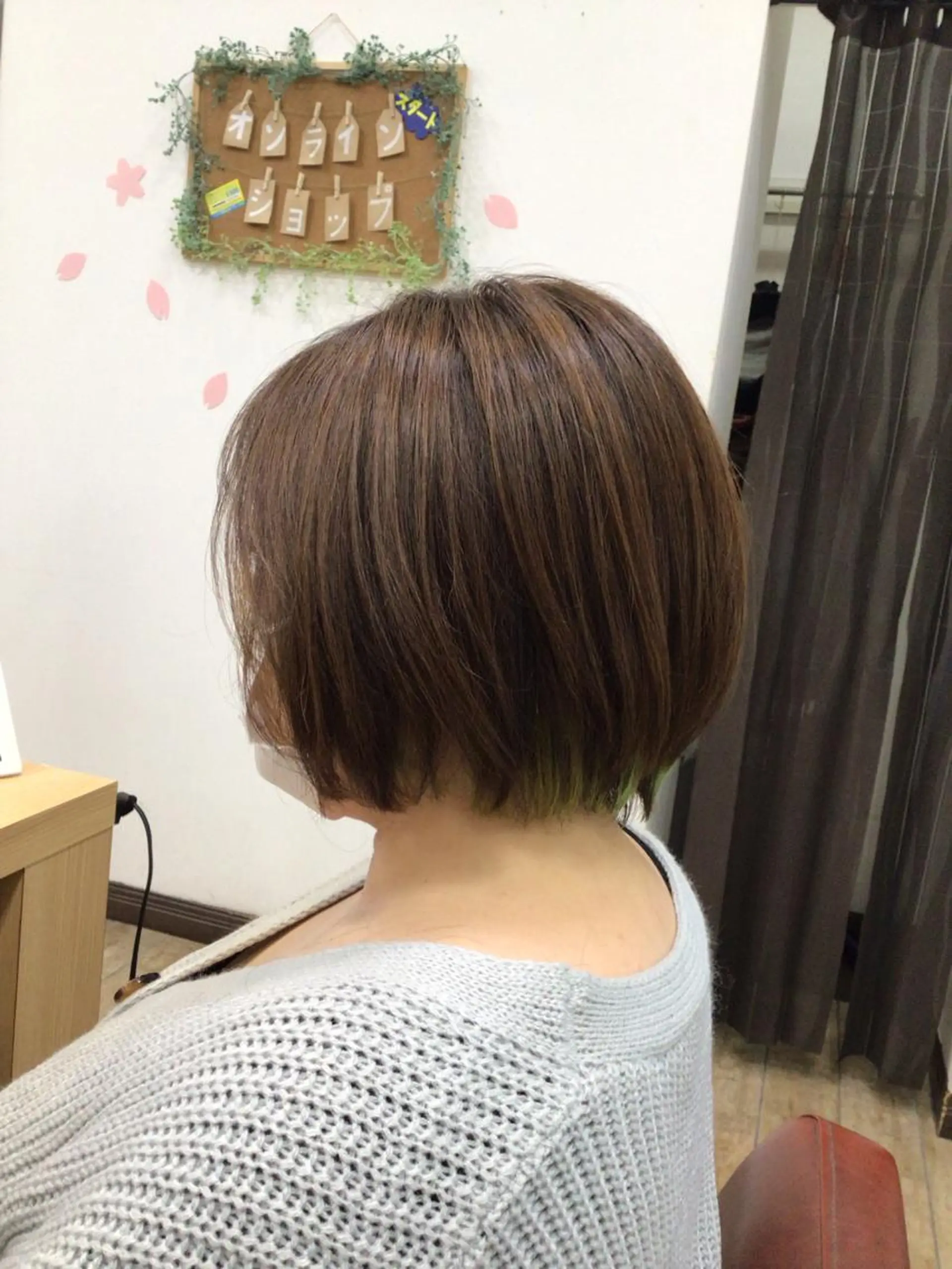 ショート ボブ 💫カットパーマ💫 伊原虎太郎のヘアスタイル