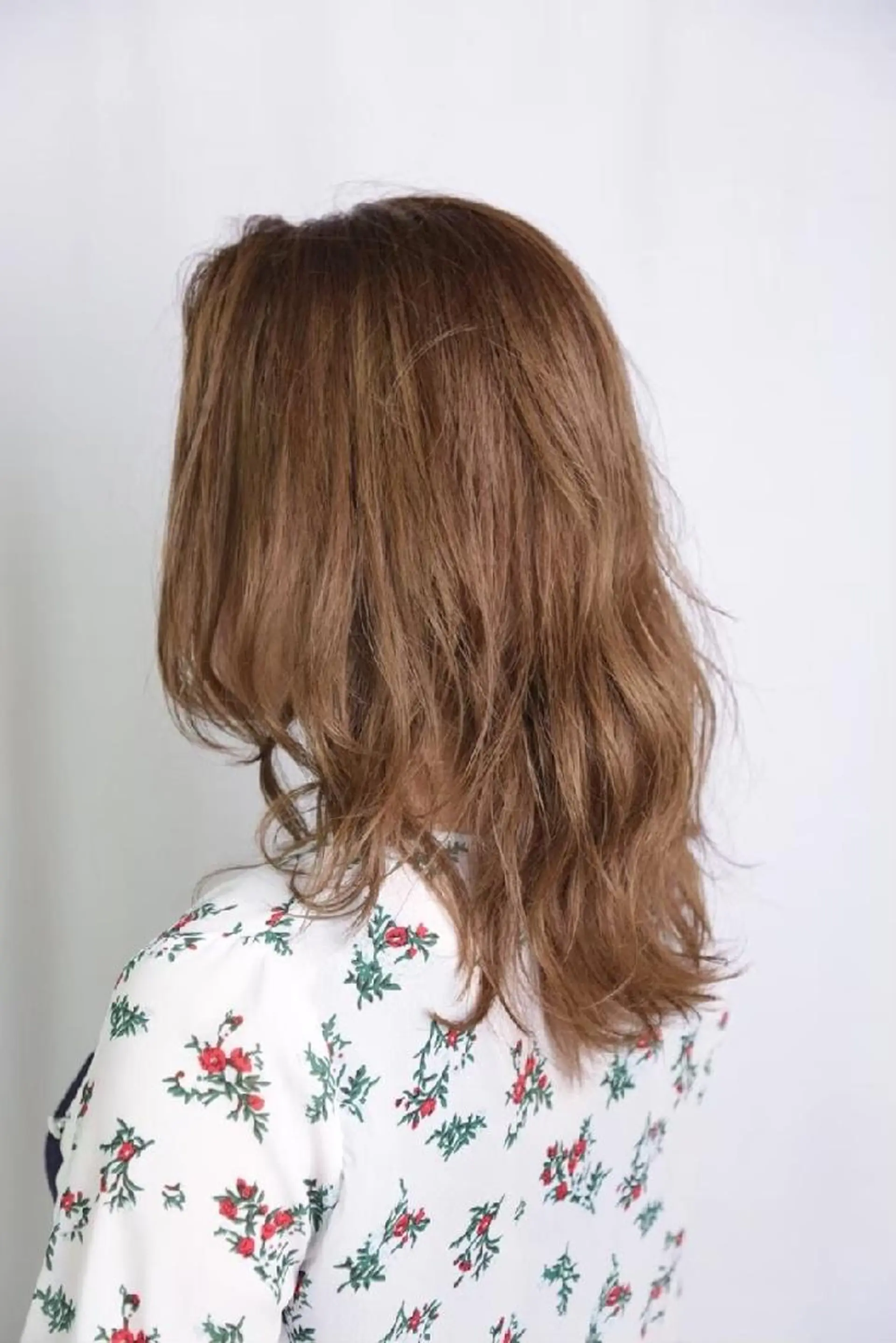 ミディアム カラー ヘアカラー トリートメント 長岡 健一のヘアスタイル