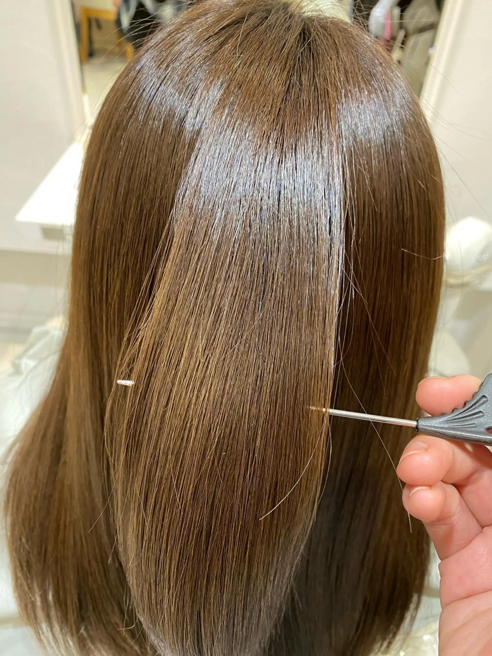 ロング 藤井 真奈美のヘアスタイル