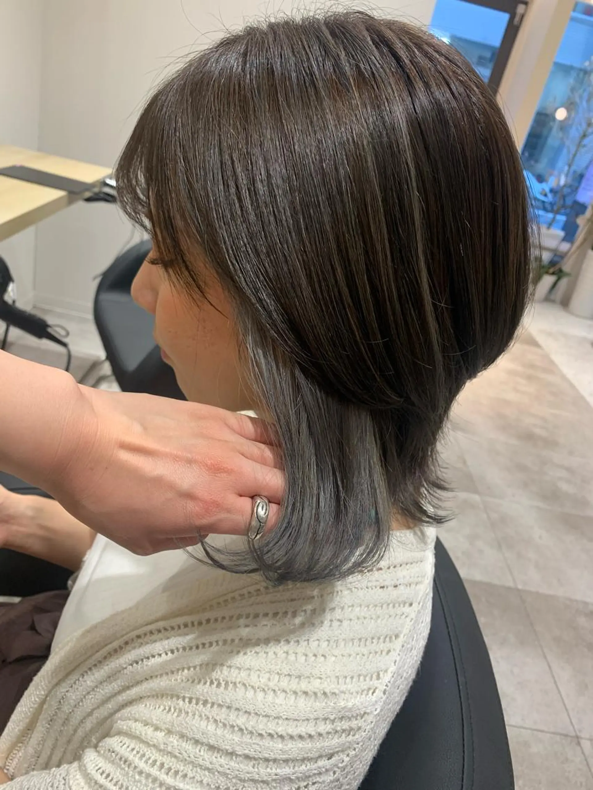 ショート カラー 🥀韓国ヘア🥀 宮津真菜のヘアスタイル