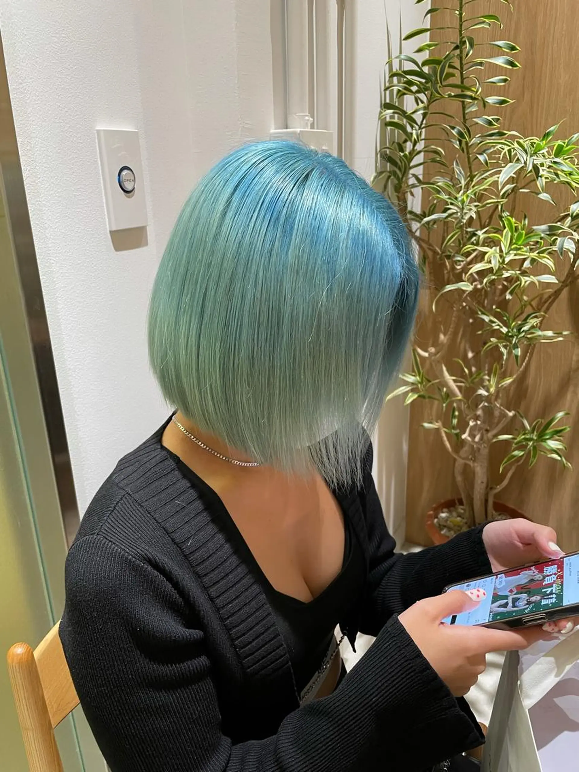 ミディアム カラー ヘアカラー トリートメント レイヤー/ハッシュ 渋谷/サッタのヘアスタイル