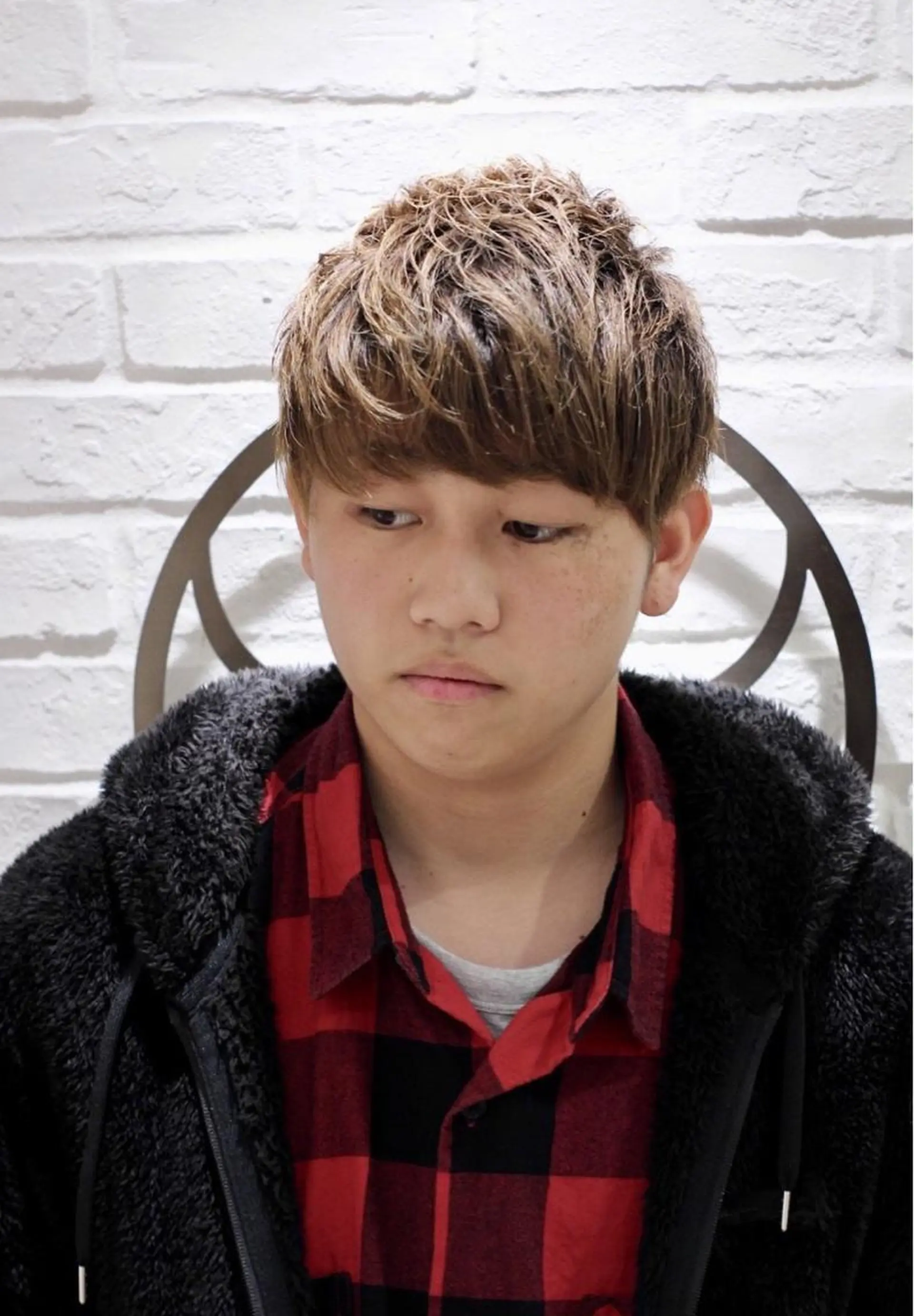 ショート カラー メンズ LAVIE barberのヘアスタイル