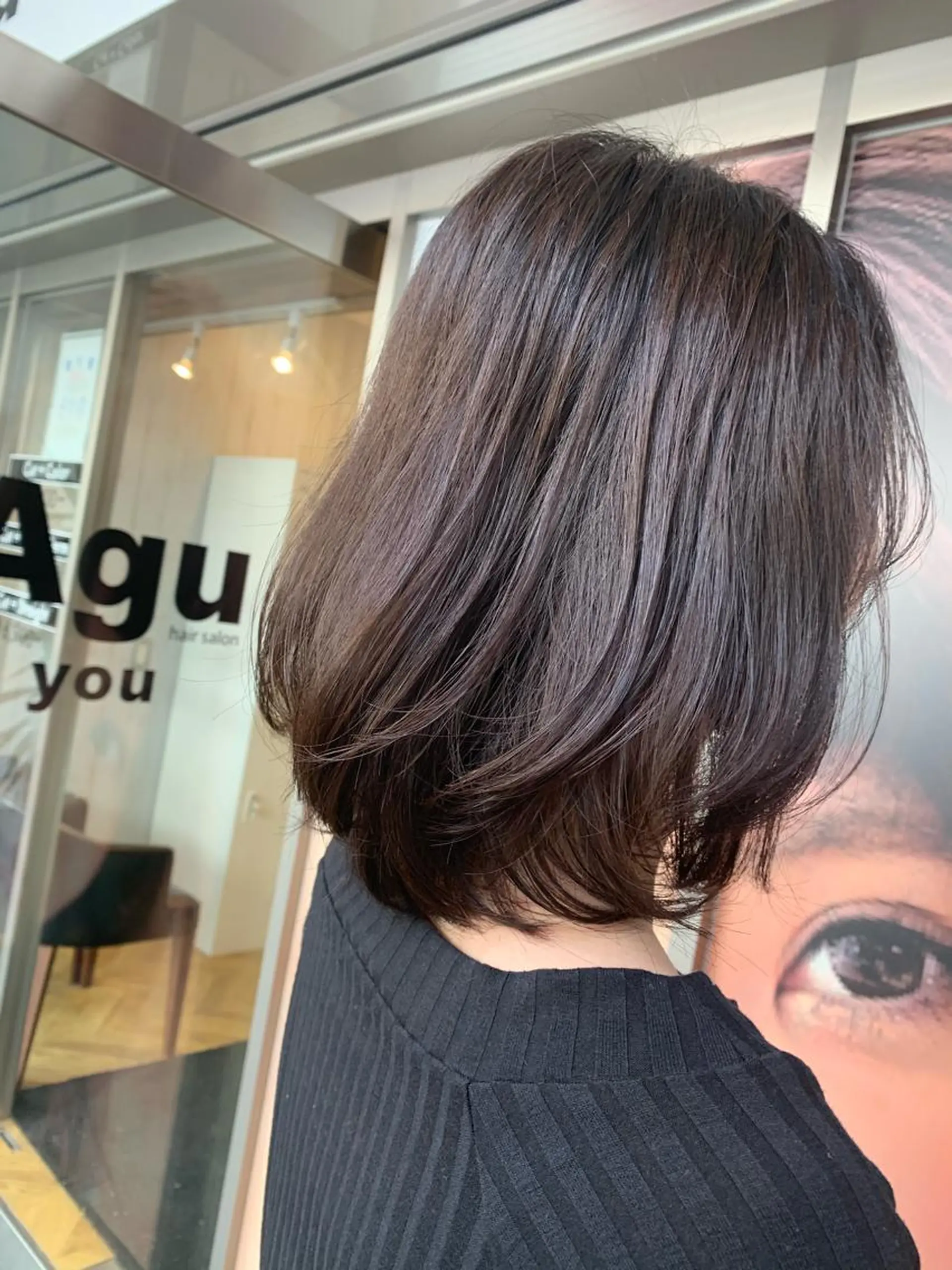 ミディアム カラー 透明感カラー ボブ ♡ yumaのヘアスタイル