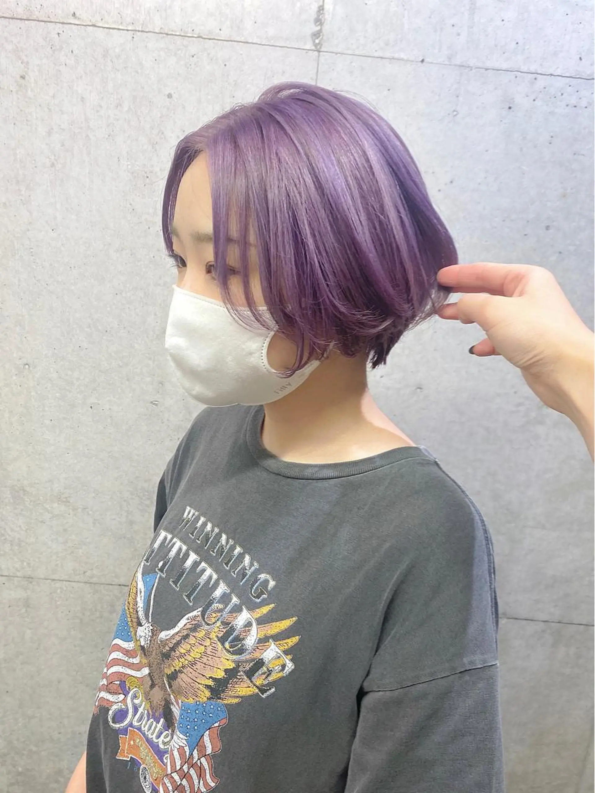 ショート カラー ヘアカラー トリートメント kaho🧸 / 大人styleのヘアスタイル