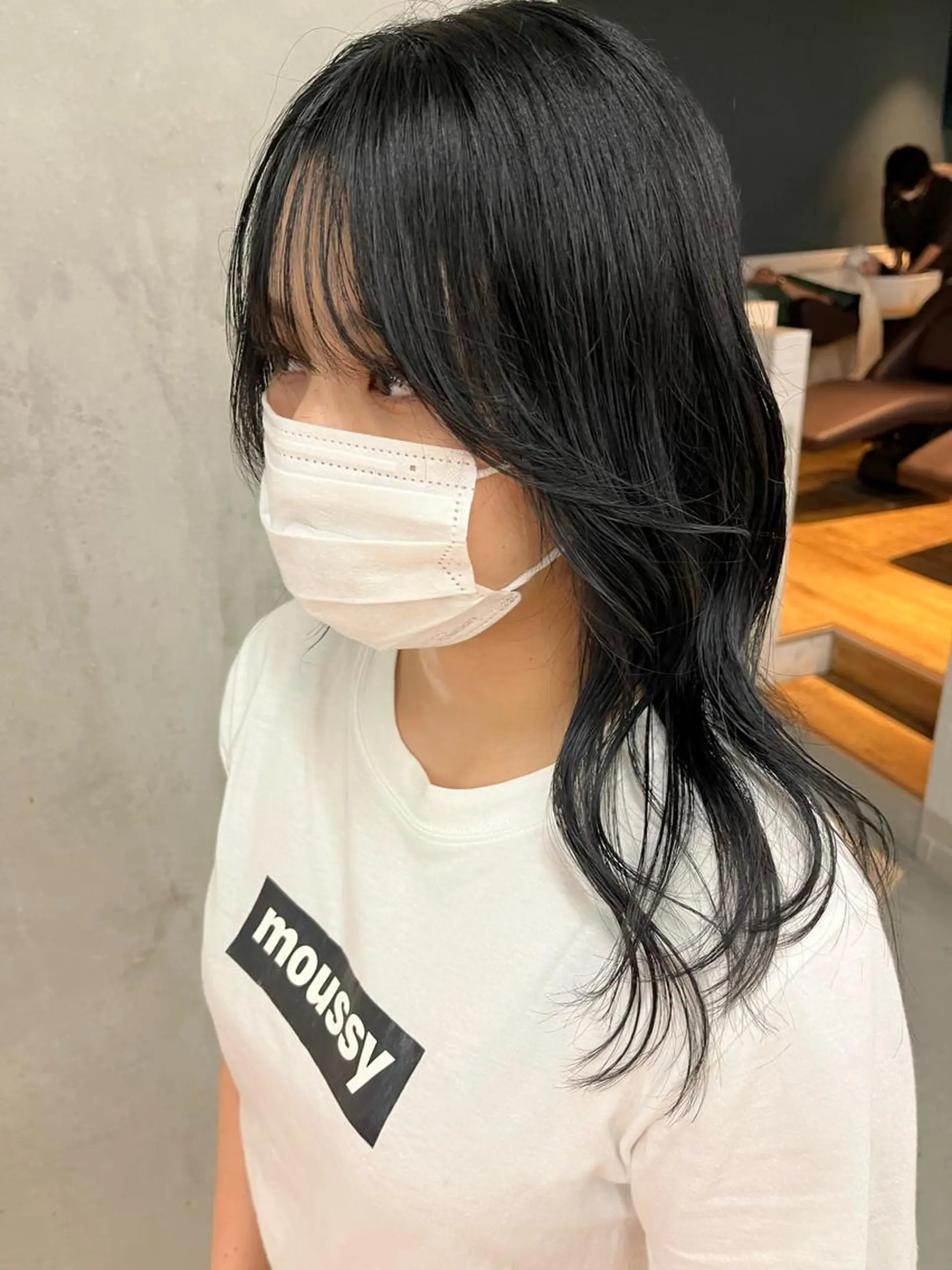 ロング カラー 黒髪 ブルーカラー ブルーブラック BAROQUE gotou 🌙のヘアスタイル