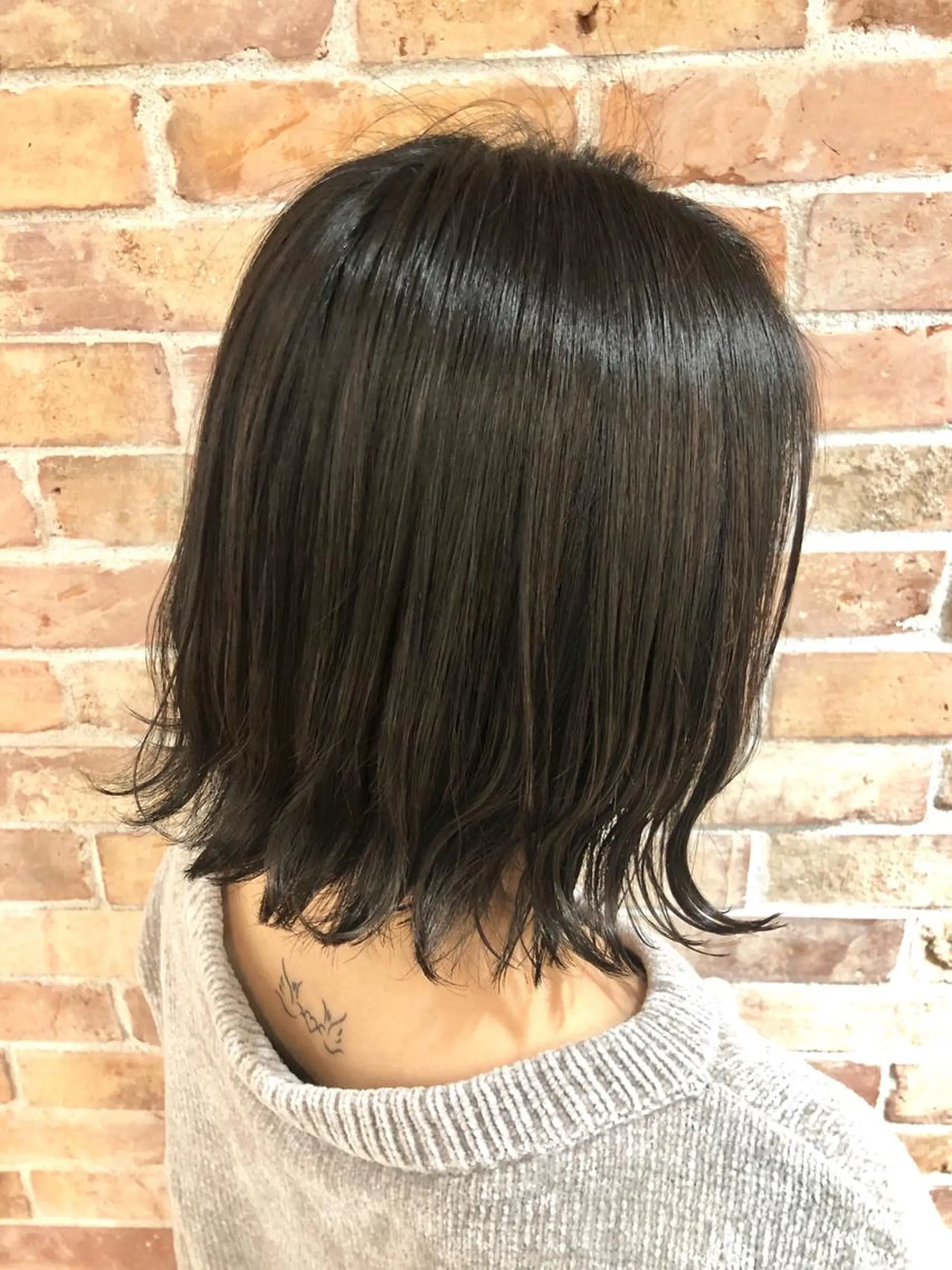 ミディアム カット無料/髪質改善 髪質根本改善/艶髪のヘアスタイル