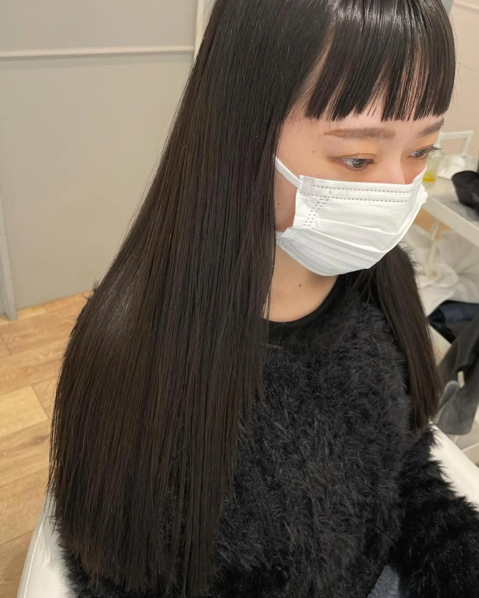 ミディアム カラー パーマ ヘアアレンジ メンズ キッズ ネイル マツエク・マツパ オン眉 ワイドバング ロングネイル 🫧垢抜けヘア🫧 SHIORIのヘアスタイル