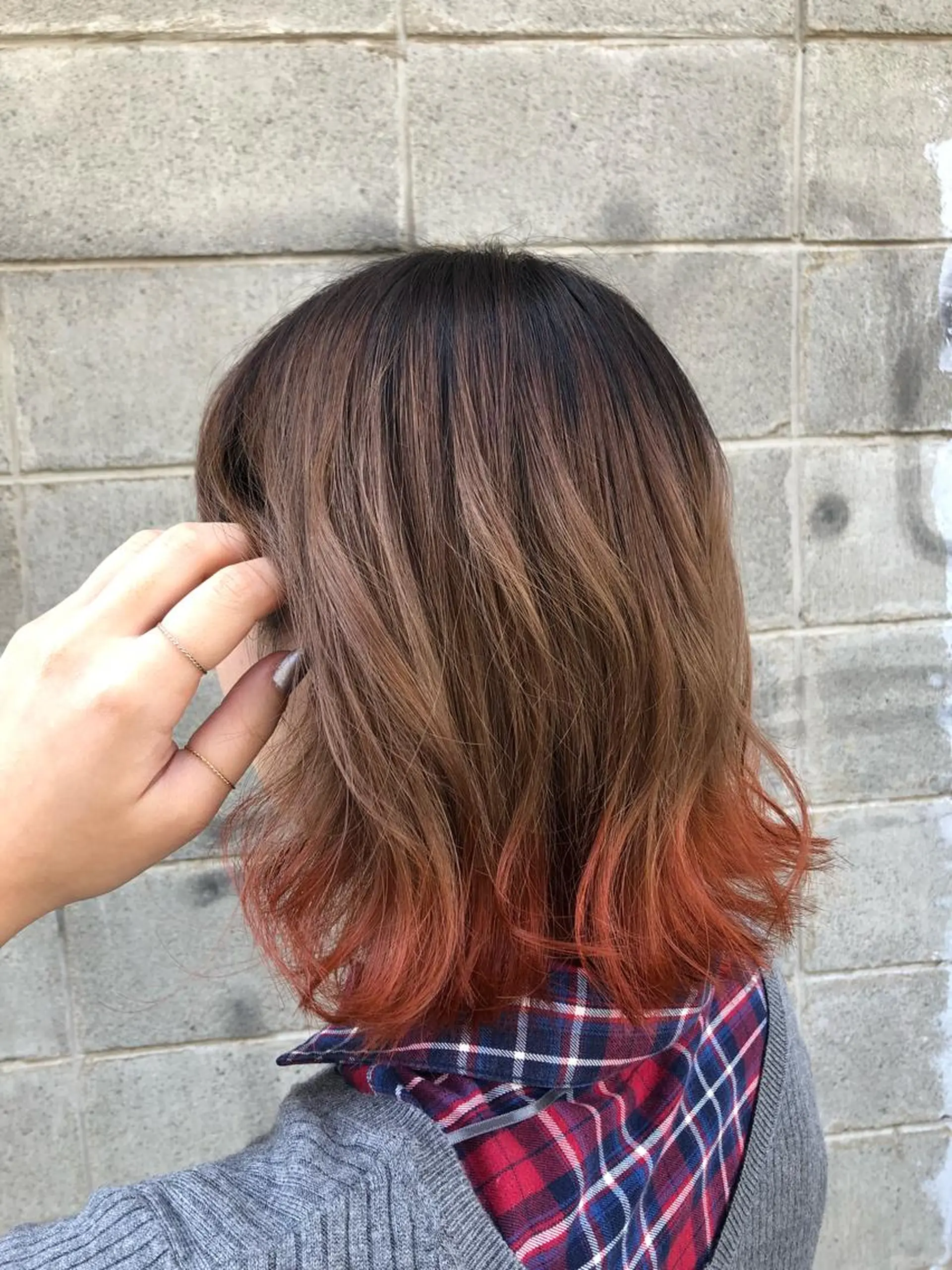 カラー エクステ/コスパ◎ /メンズ!白石宇由のヘアスタイル