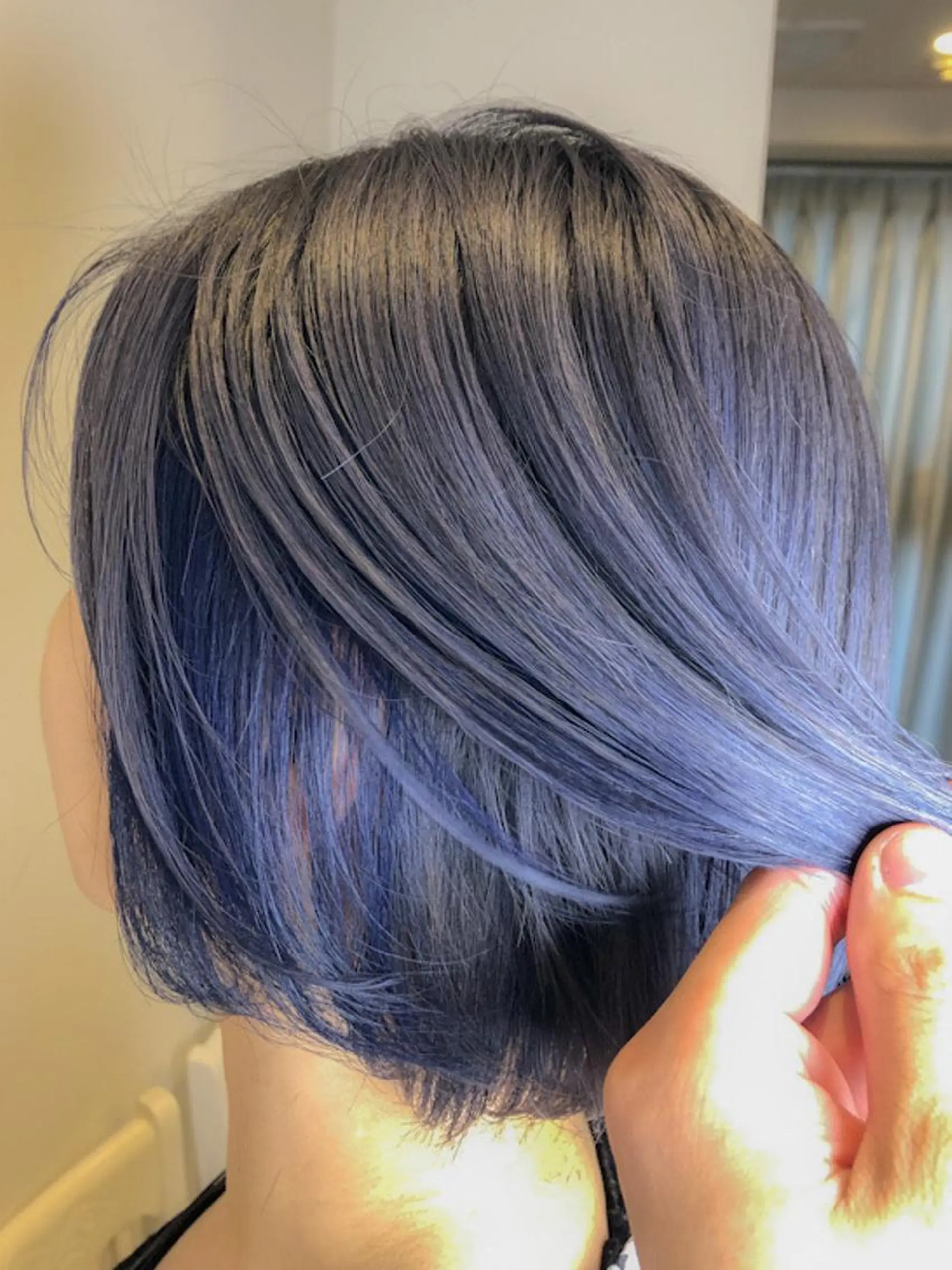 ショート カラー ハイライト/ブリーチ バレイヤージュ関佳祐のヘアスタイル