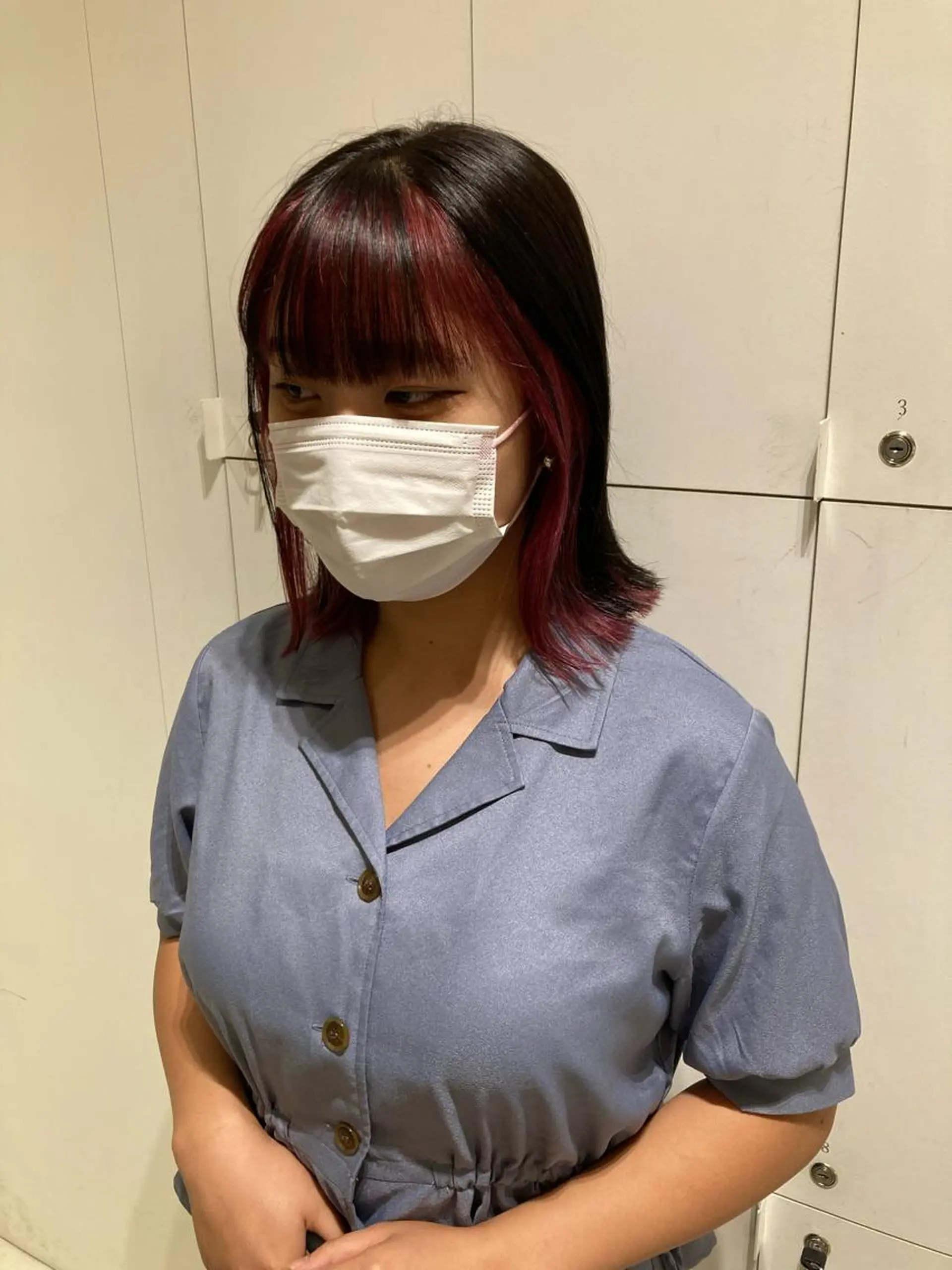 ミディアム カラー ピンクカラー ヘアカラー 透明感カラー🫧 nanohaのヘアスタイル