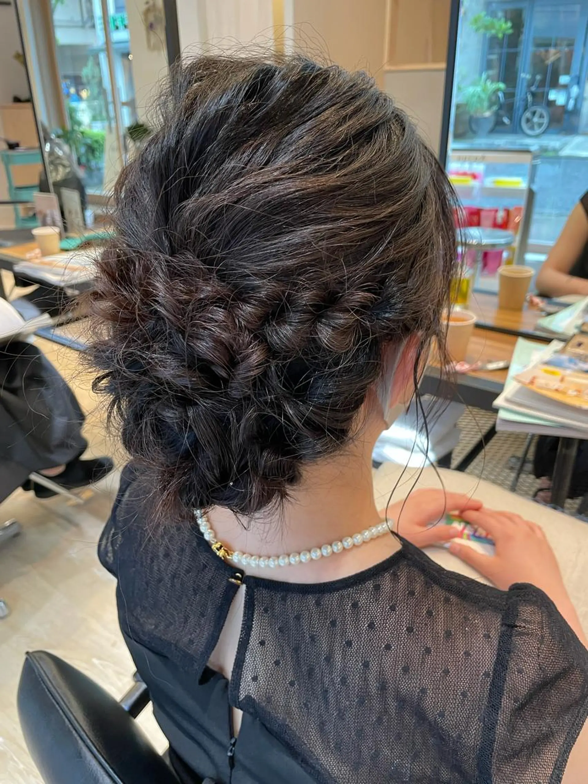 ミディアム ヘアアレンジ hazuki 🌝のヘアスタイル