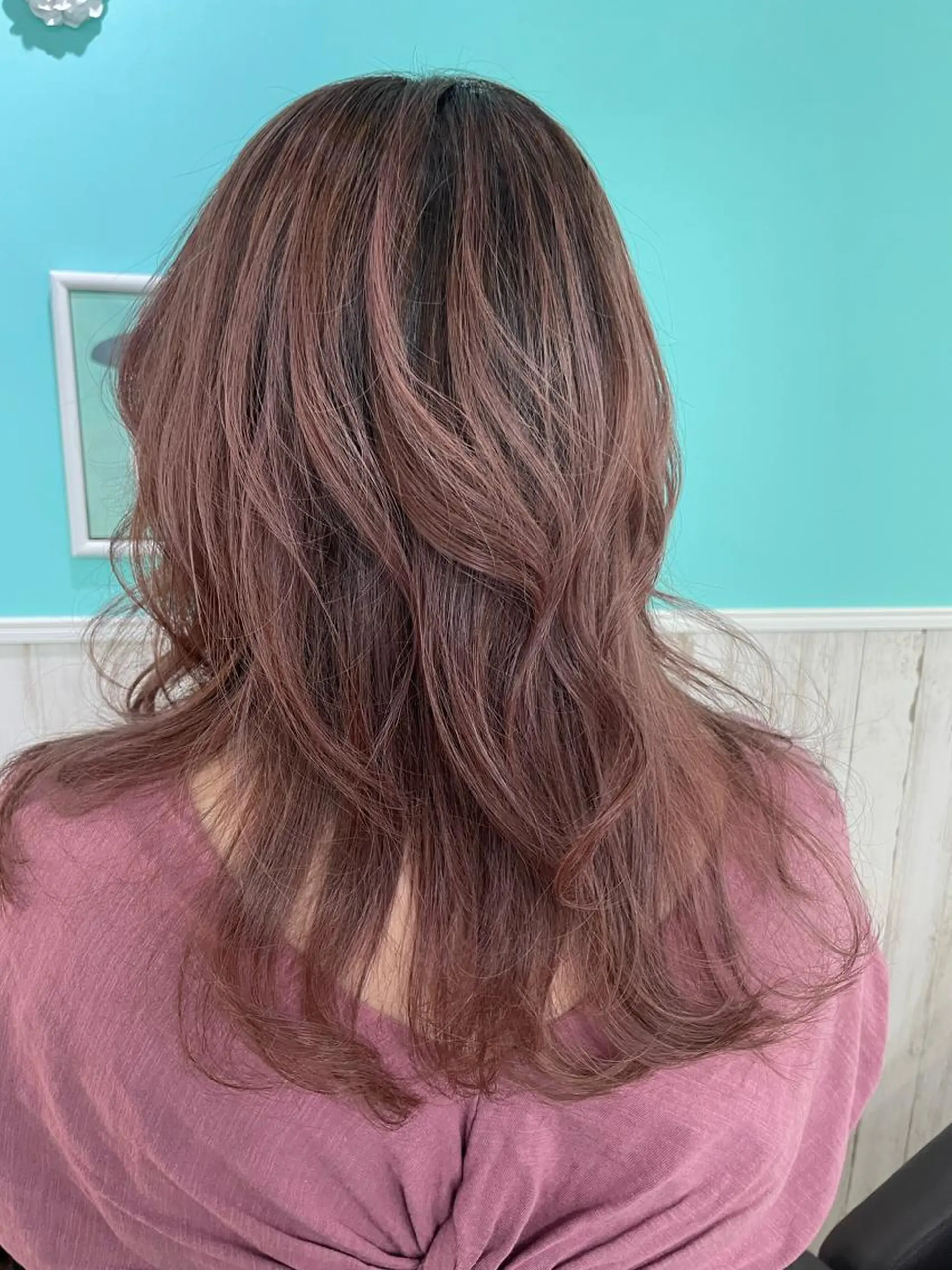 ロング カット ヘアカラー トリートメント 🐆アンドウ チカコ🦓のヘアスタイル