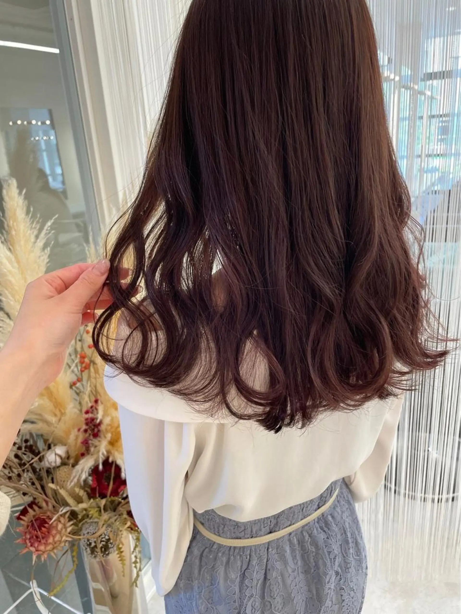 ロング カラー ラベンダーカラー ラベンダーピンク ピンクカラー Parve Mix /頓宮 稚愛🤍のヘアスタイル