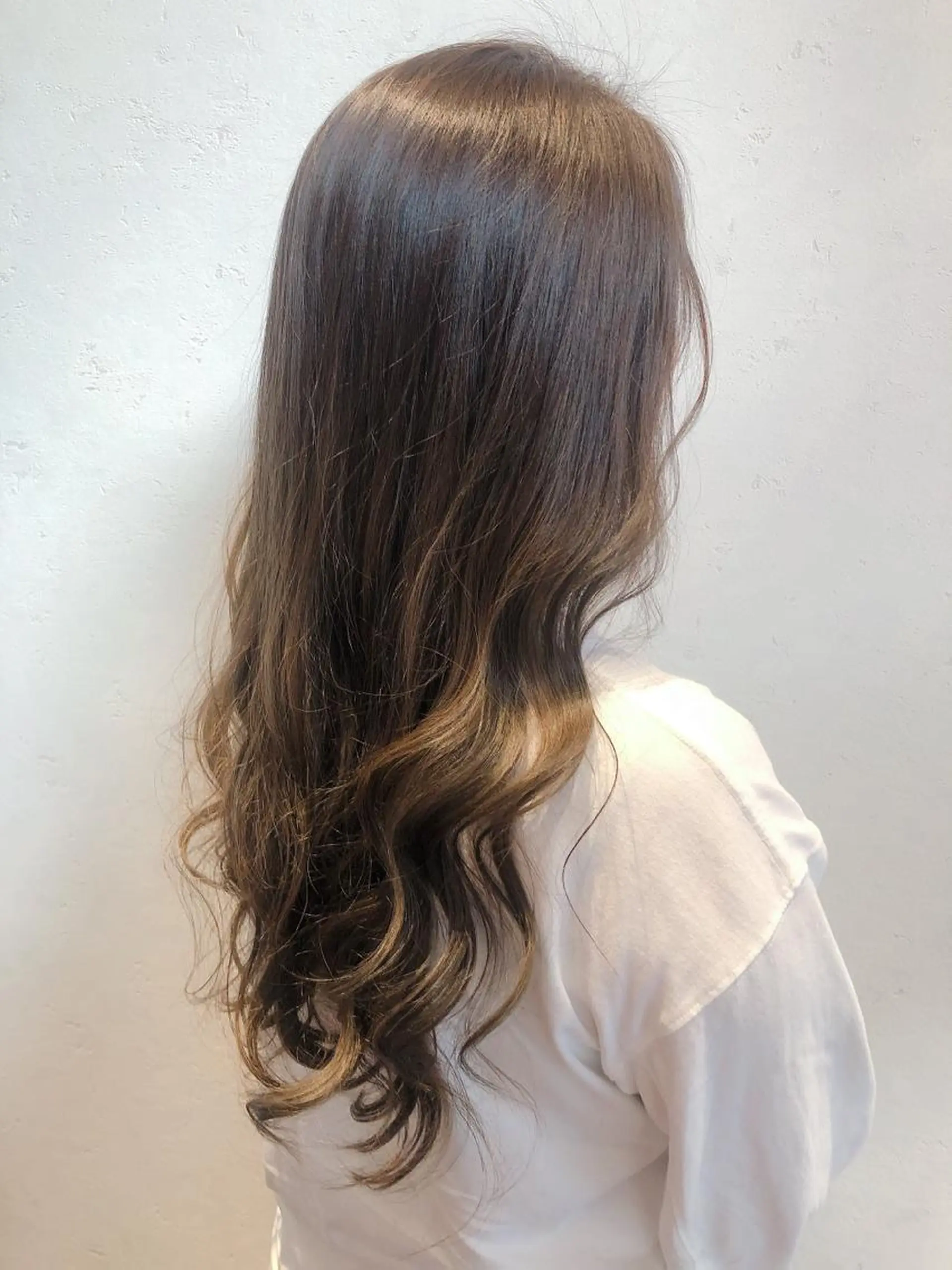 ロング カラー 池田 寿子のヘアスタイル