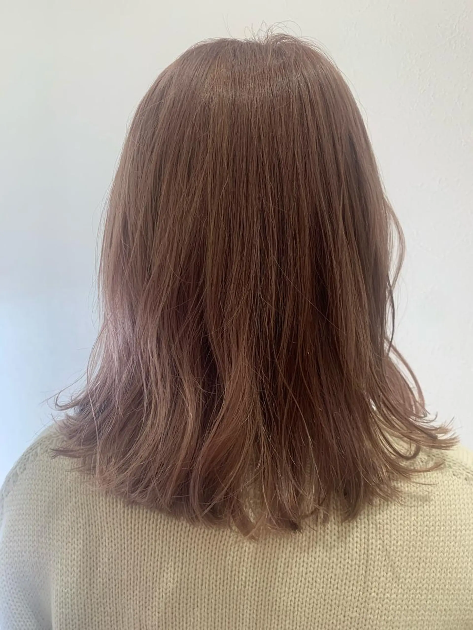 ミディアム カラー ベージュカラー ピンクカラー カット ヘアカラー トリートメント hub hair レイヤー/透明感のヘアスタイル