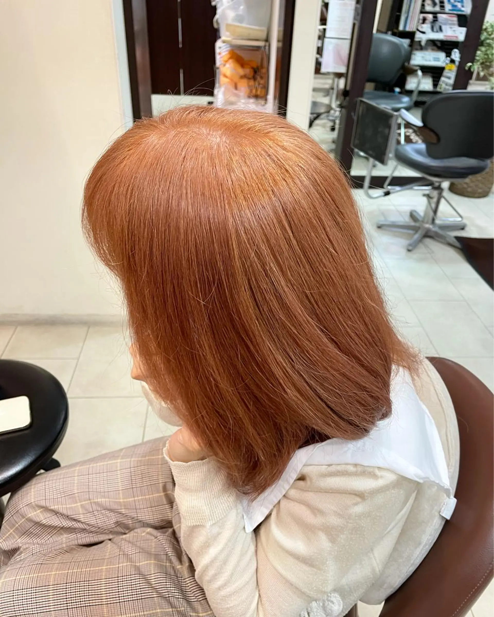 セミロング 天王寺ハイトーン rinkaのヘアスタイル