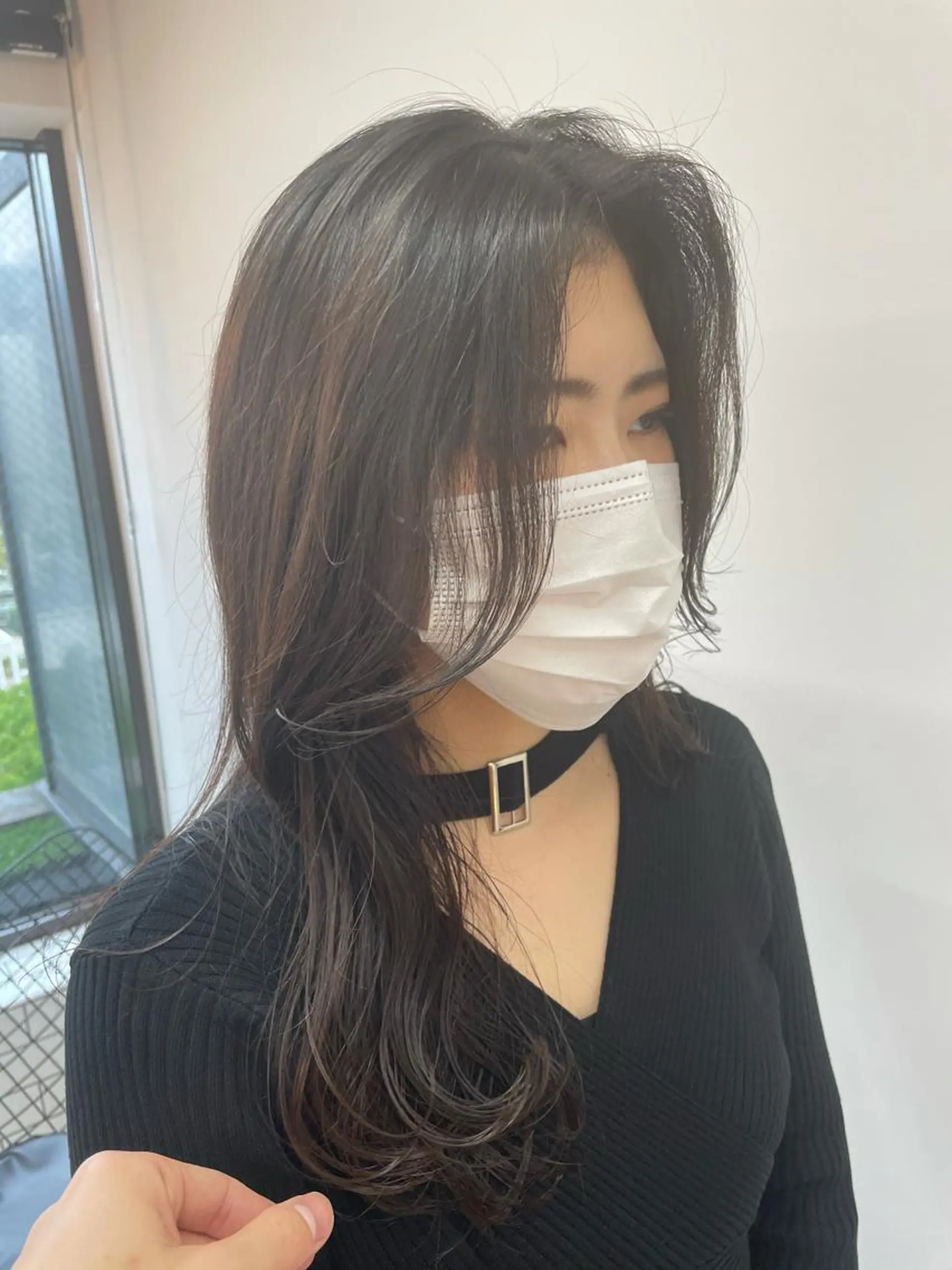 セミロング 久永 悠加のヘアスタイル