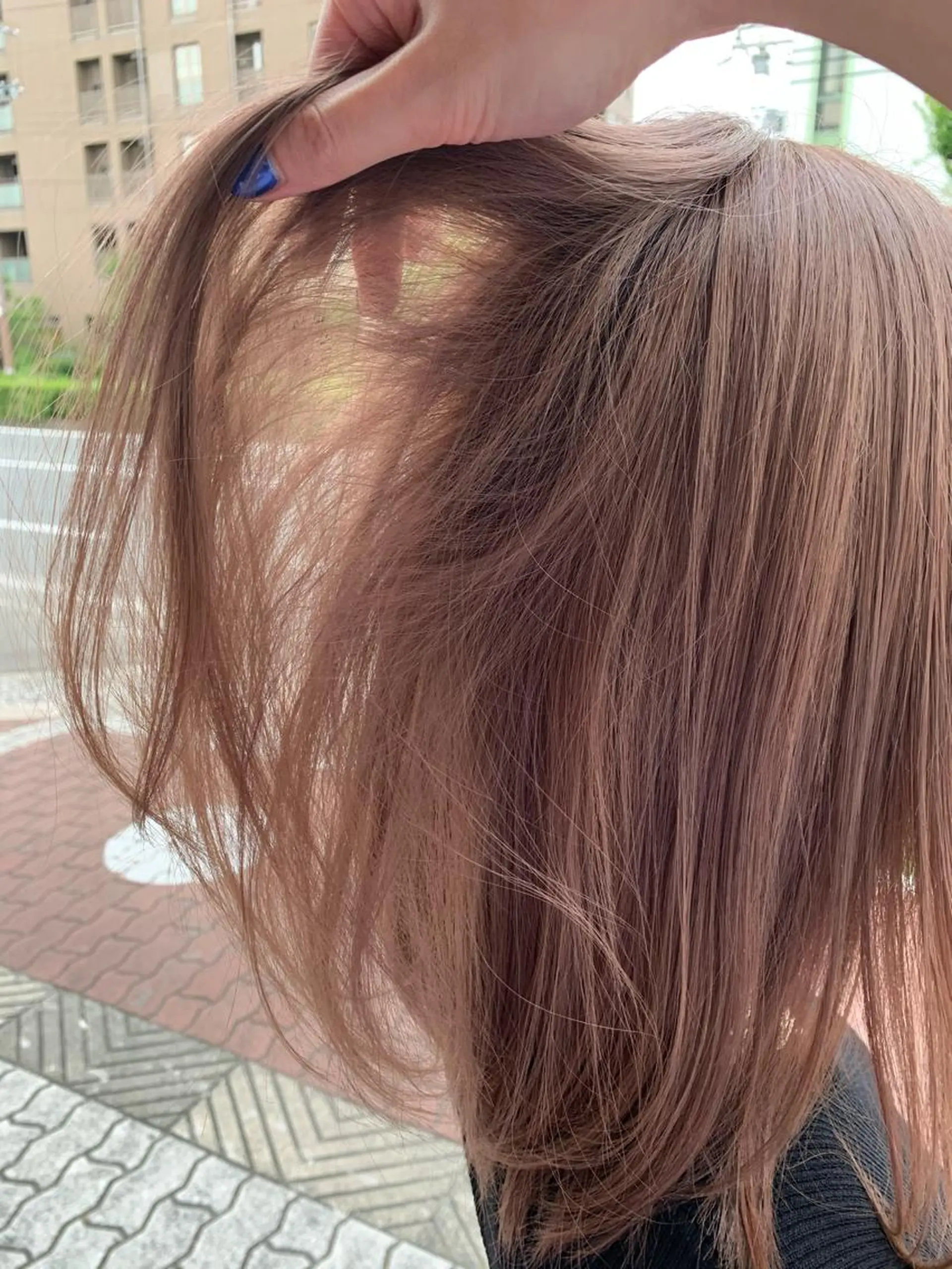 ミディアム カラー i'll 未空のヘアスタイル