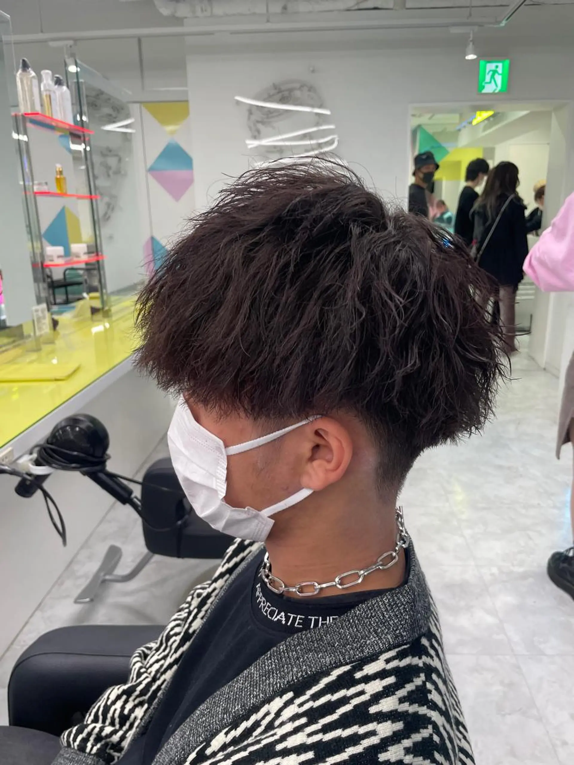 ショート カラー パーマ メンズ 【メンズサロン】 BLUCK 横浜のヘアスタイル