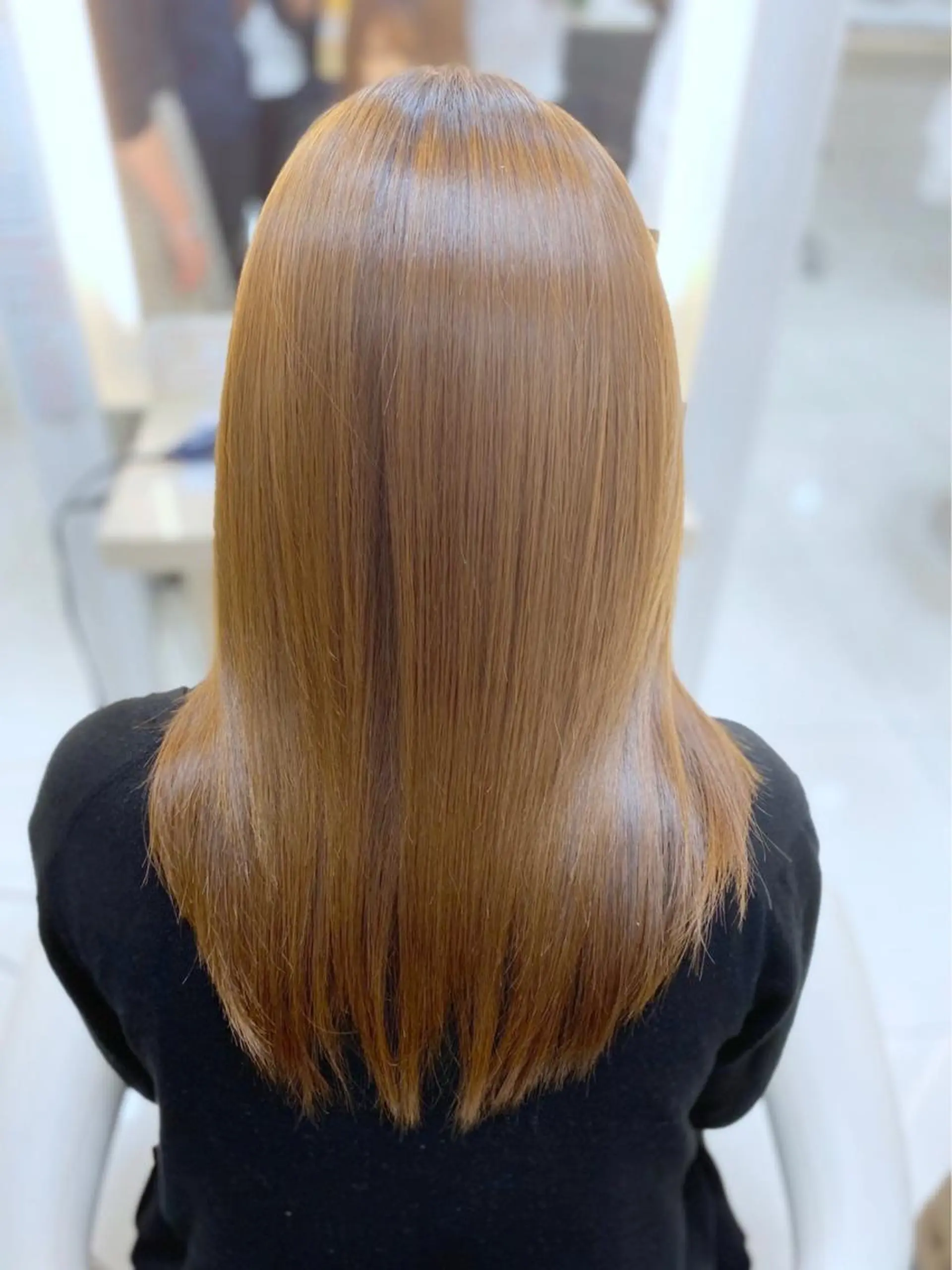 ロング パーマ カット 縮毛矯正 産休中です。 🌹sayu🌹のヘアスタイル