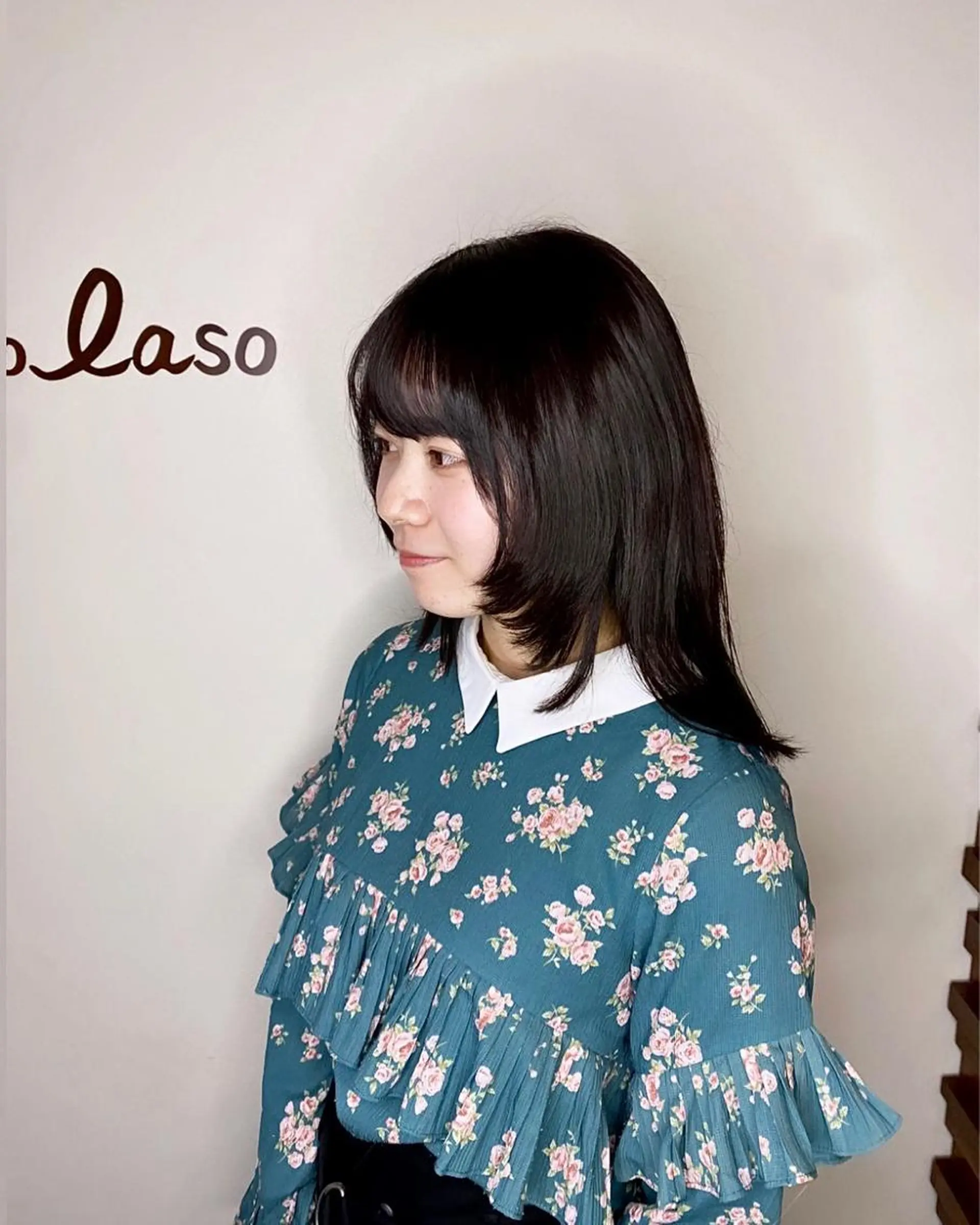 ロング 顔周りカット レイヤーカット ウルフカット 冨樫 怜央のヘアスタイル