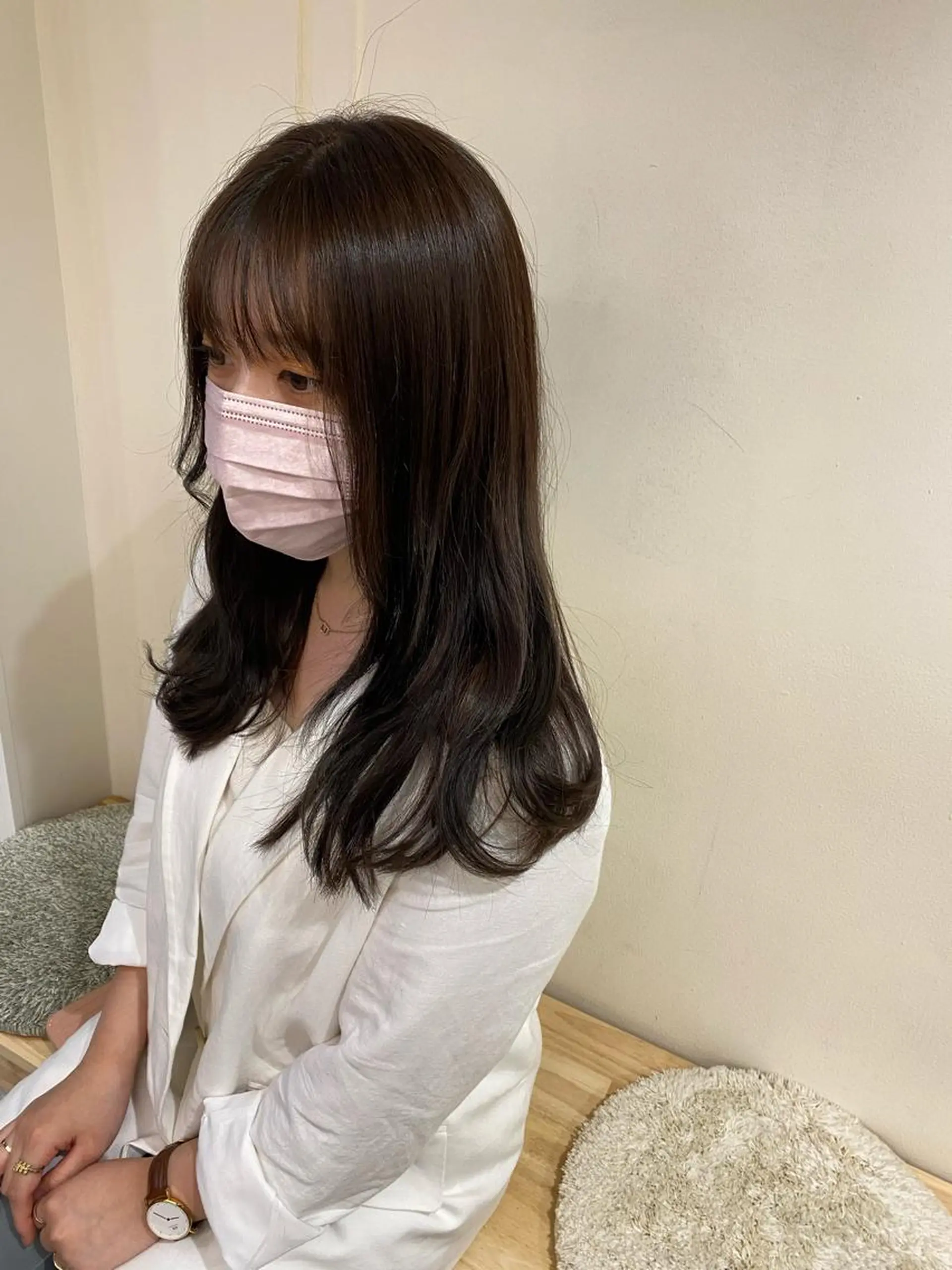 ロング カラー ヘアアレンジ ブラウンカラー オリーブカラー ヘアカラー ボブ /ニュアンス/ satomi🧸💖のヘアスタイル