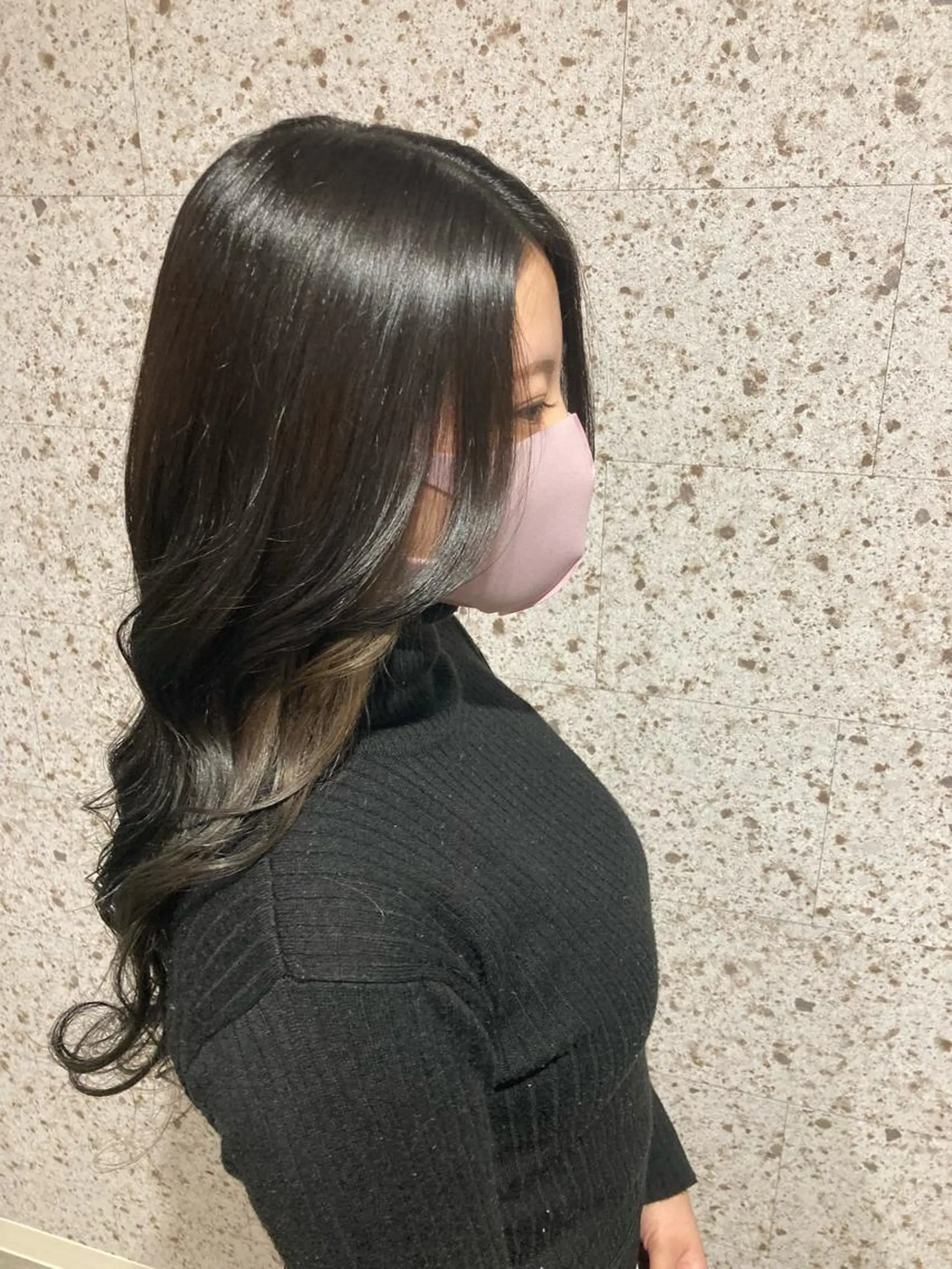 ロング カラー ブリーチ 髪質改善.縮毛矯正 ×韓国ヘアyukiのヘアスタイル