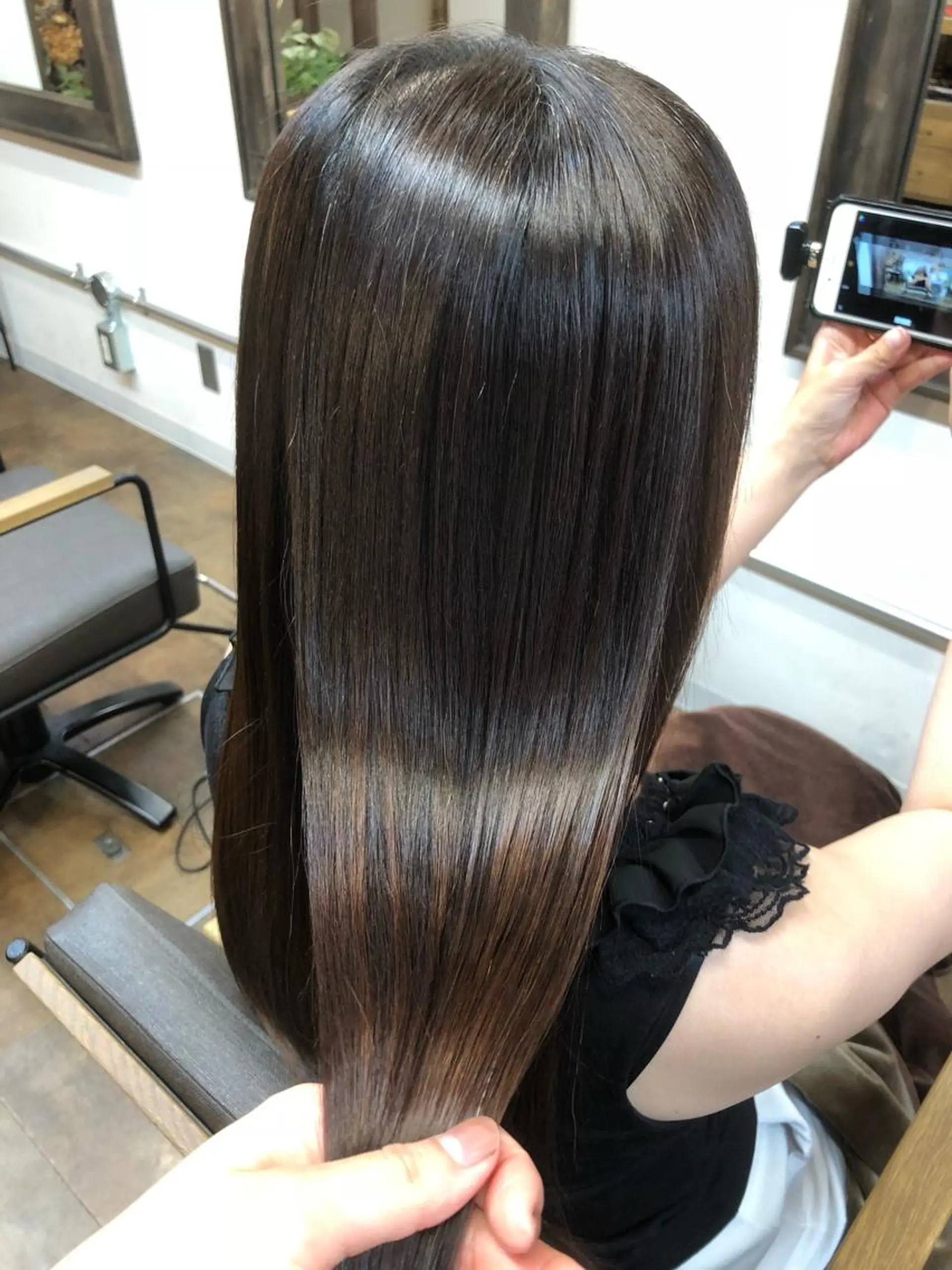 ロング パーマ コレットヘアー 田中アヤノのヘアスタイル