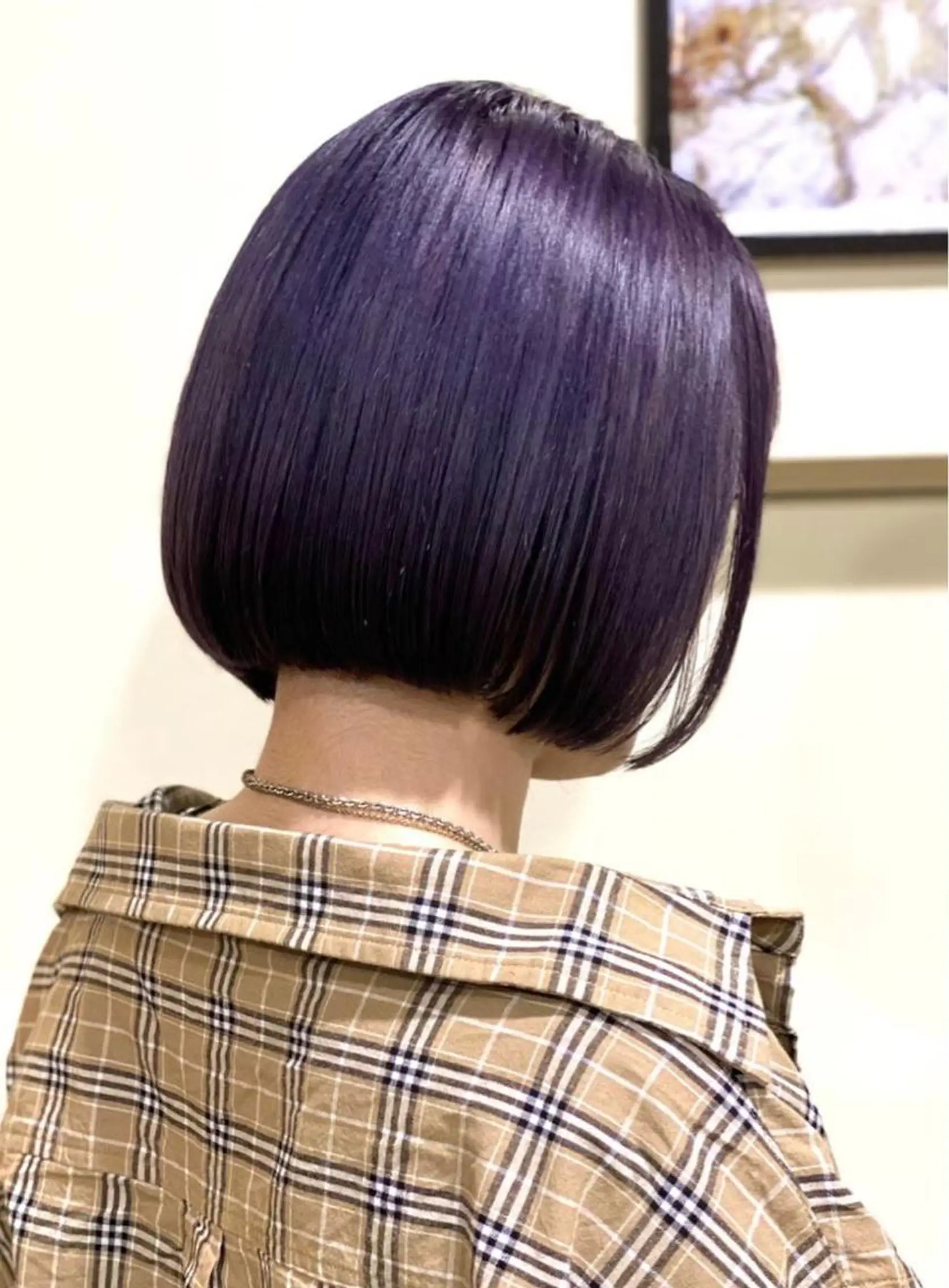 カラー バイオレットカラー ボブ 🏄MUSASHI カラー/レイヤー/のヘアスタイル