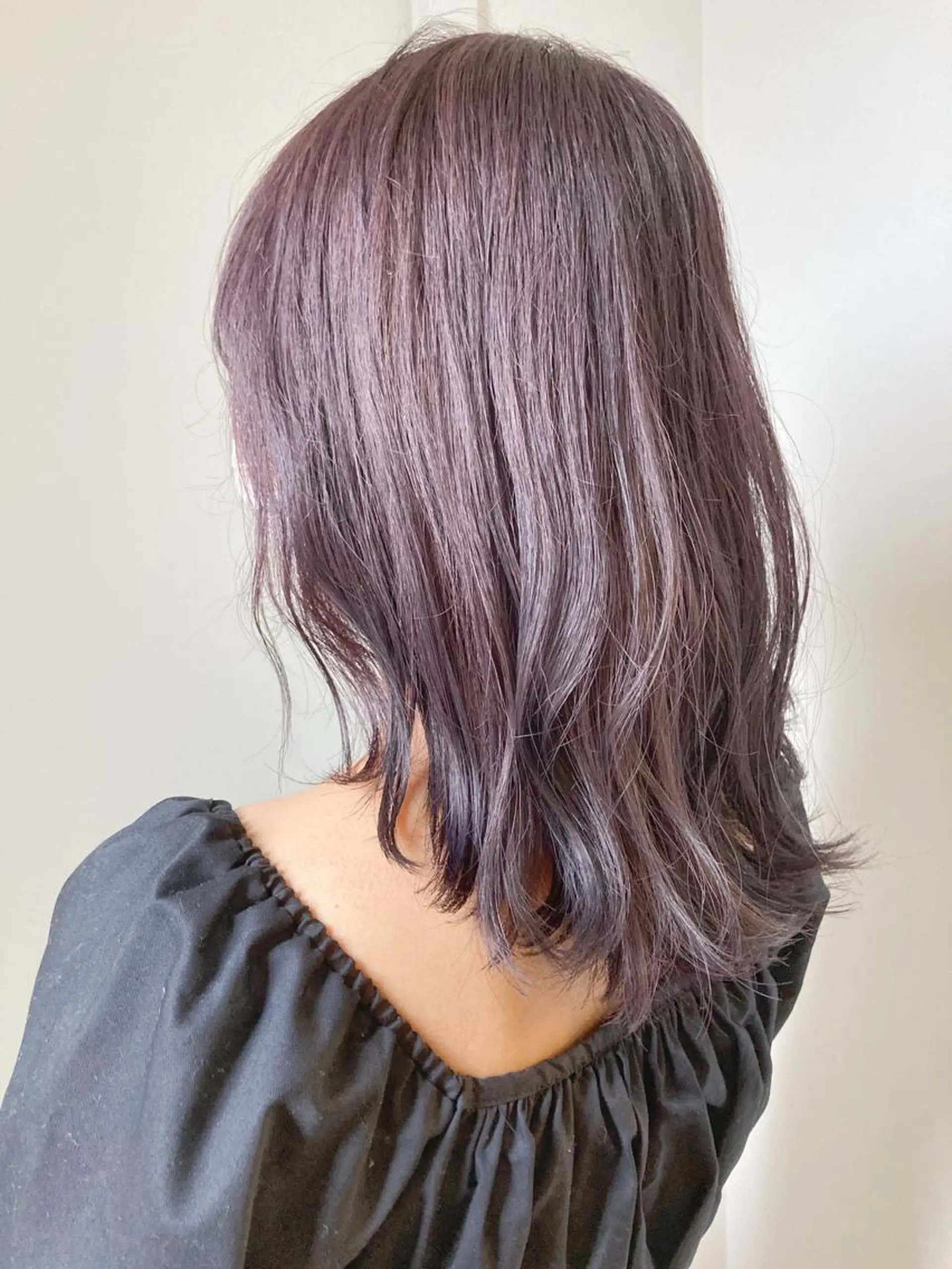 セミロング カラー ブリーチ カット ヘアカラー トリートメント 小木曽智美 /ボブ/ショートのヘアスタイル