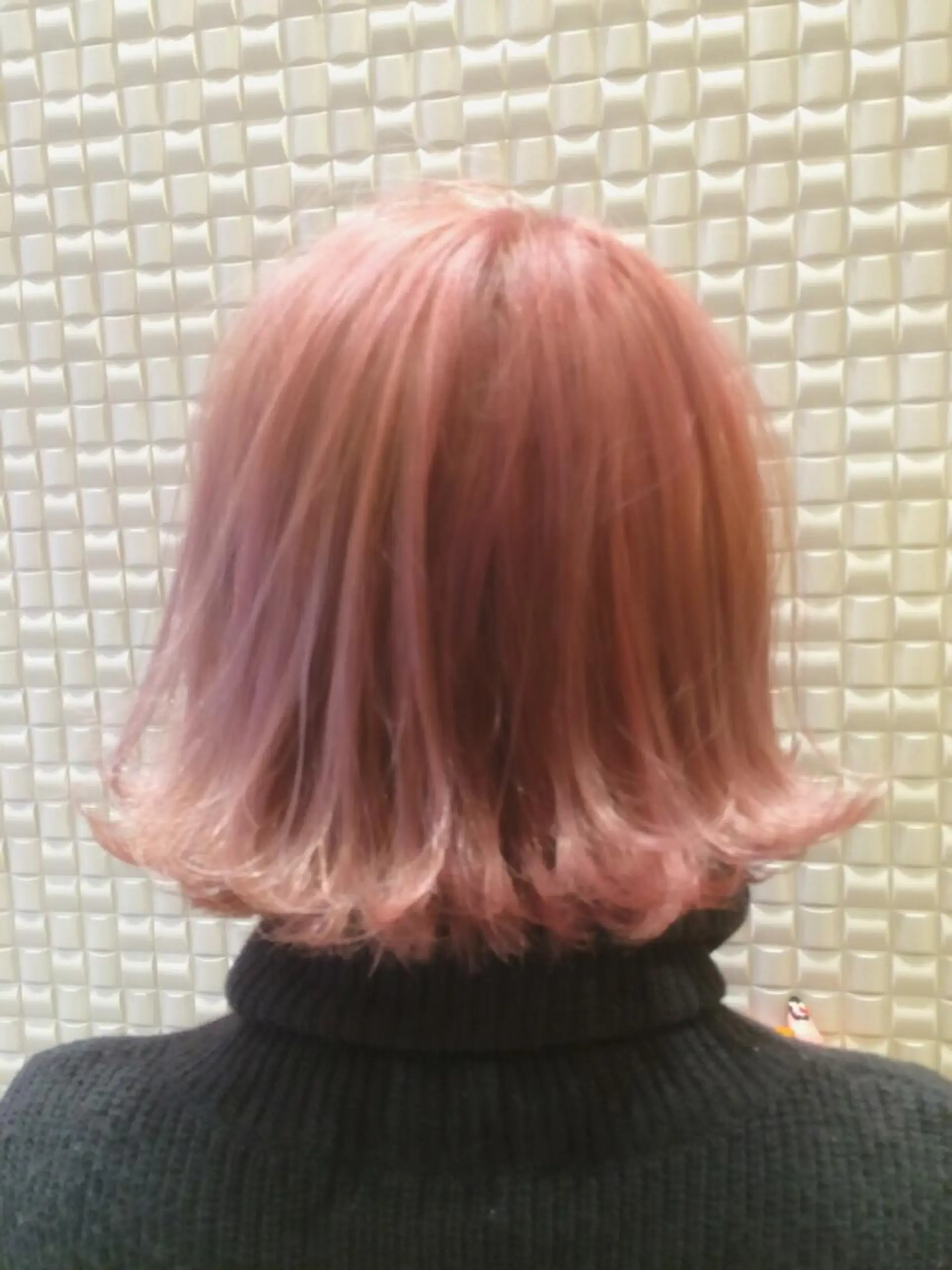 ミディアム カラー ヘアアレンジ ブリーチ 透明感カラー ピンクカラー ✨ハイクオリティ✨ 山本香也のヘアスタイル