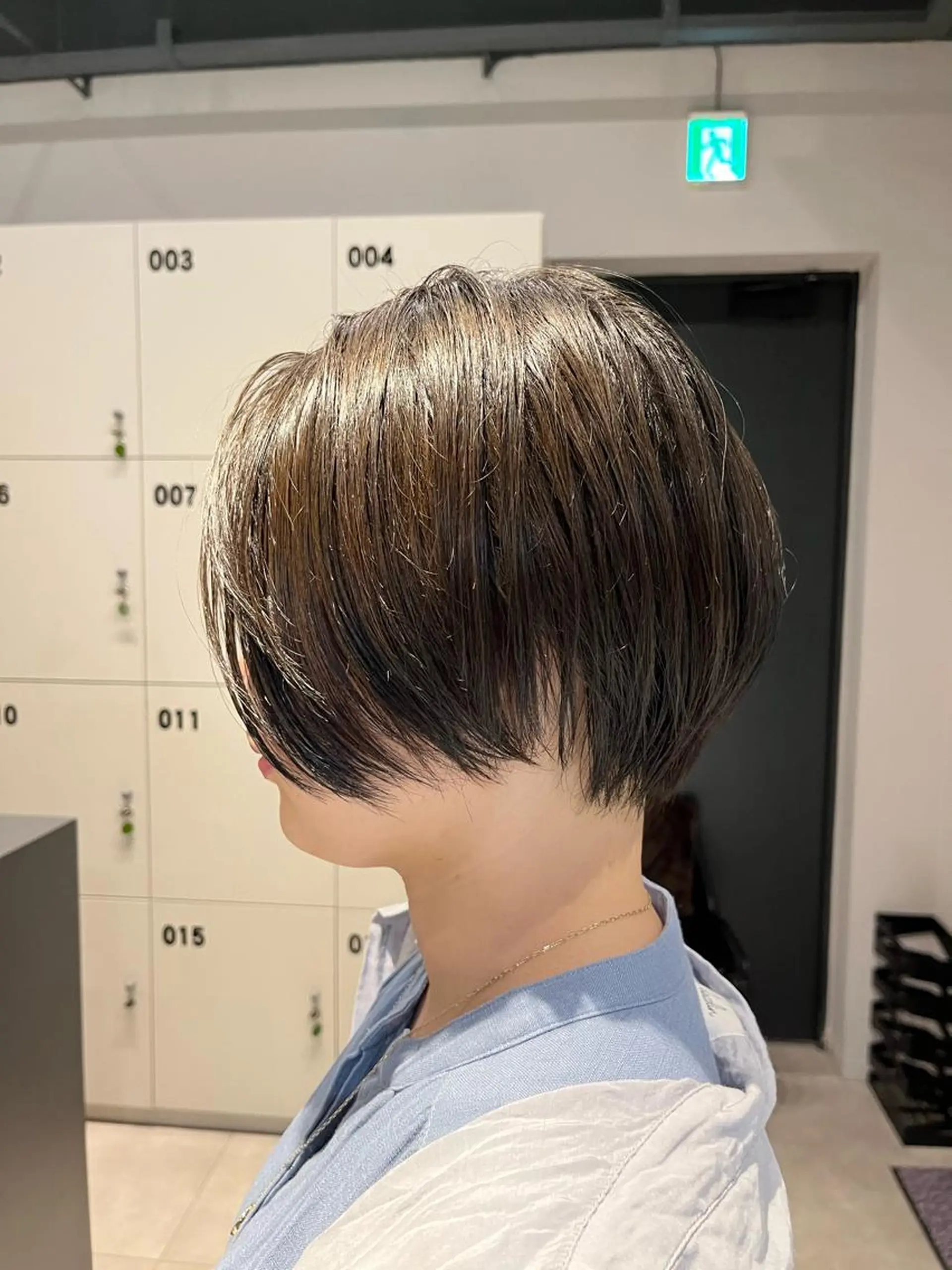 ショート カラー うる艶カラー/恵比寿 ベージュ/丸山陽平のヘアスタイル