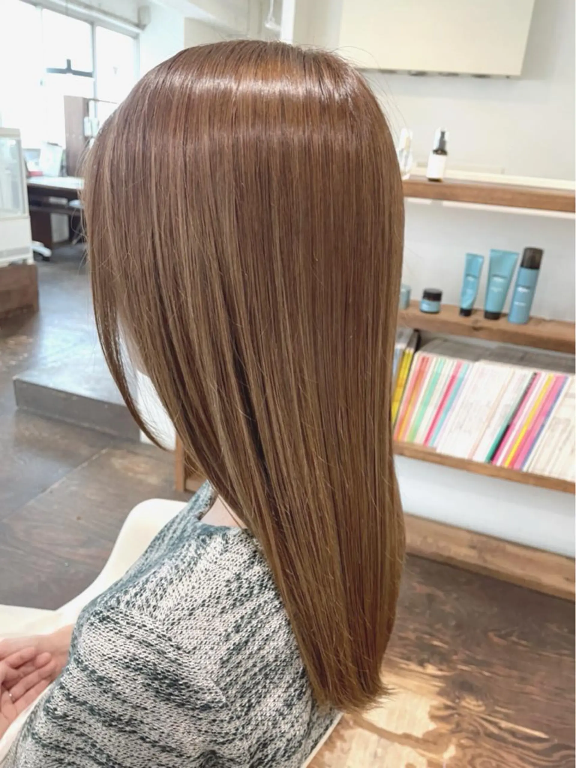 ロング カラー ヘアカラー トリートメント 韓国風◎　田中 勇也のヘアスタイル