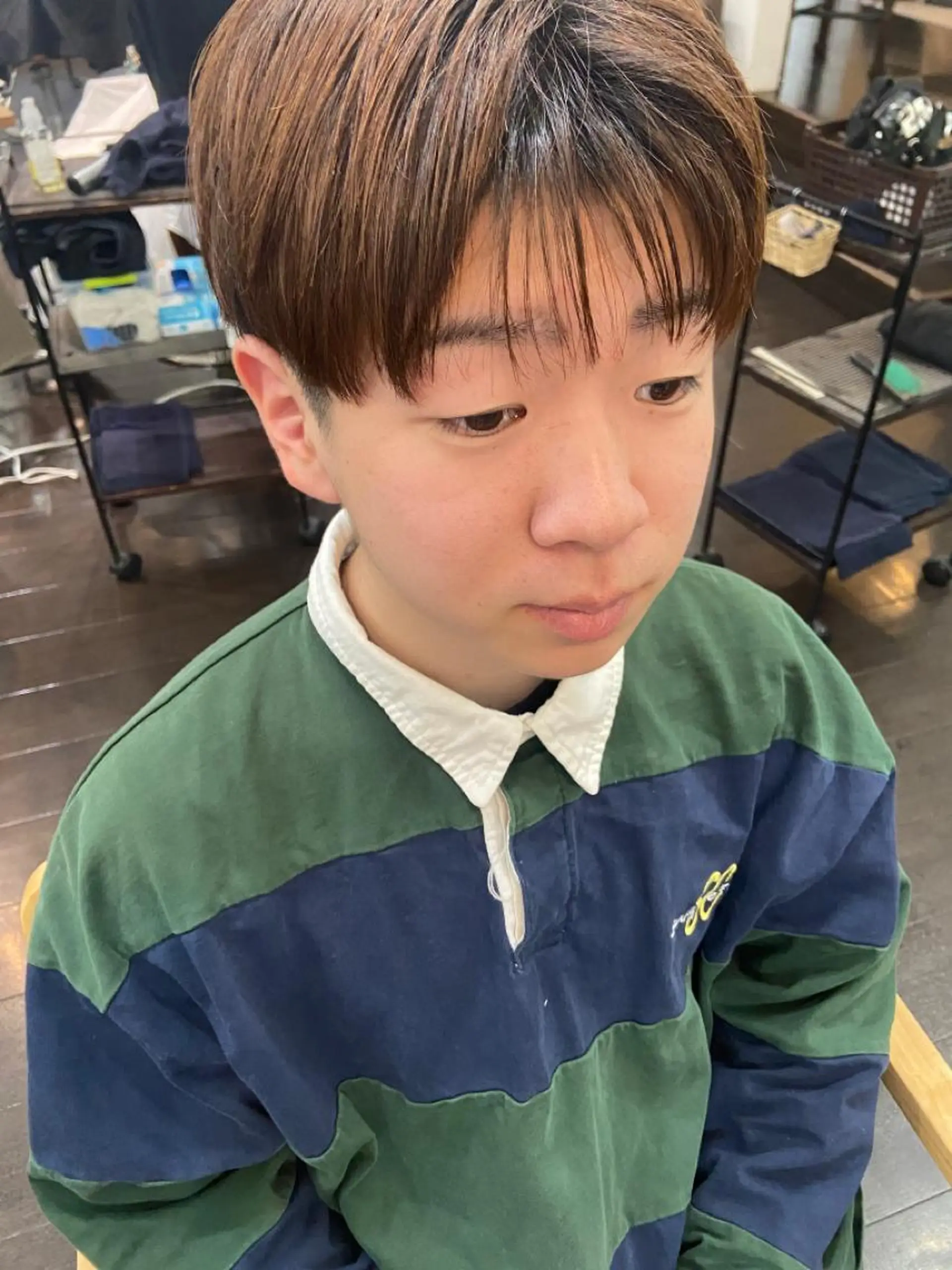 ショート カラー パーマ ヘアアレンジ メンズ キッズ ネイル マツエク・マツパ アイブロウ モヒカン マッシュ 学生（メンズ向け） ソフトモヒカン メンズアイブロウ 久木原 ゆりのヘアスタイル