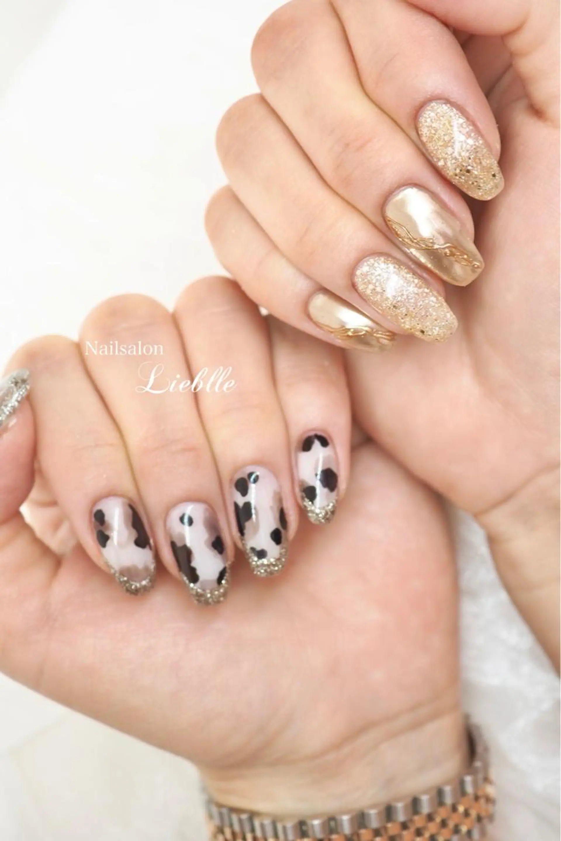 ロング カラー ネイル ハンドネイル Nail salon Lieblleのネイルデザイン