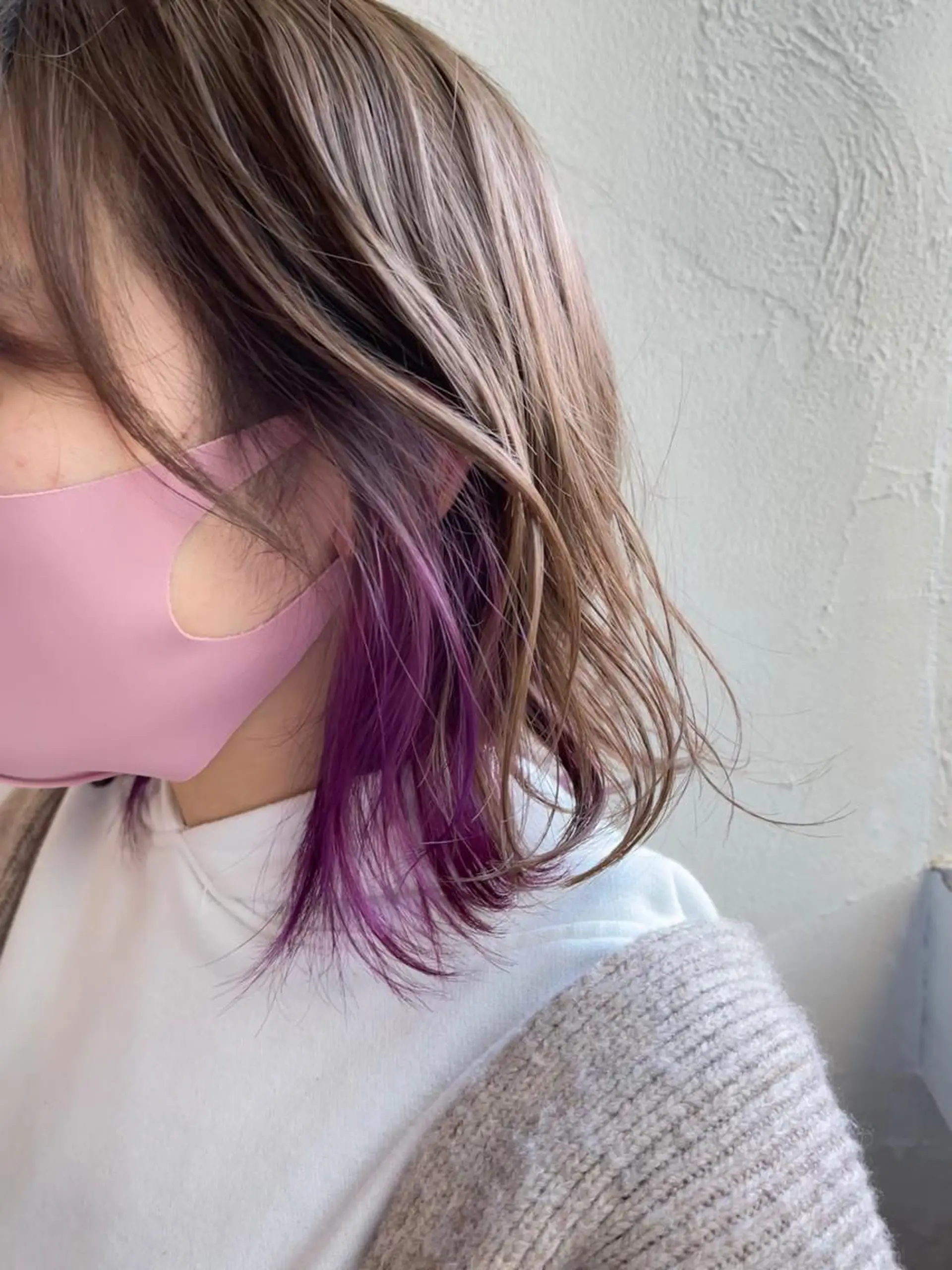 カラー 💙あかみね 💙（mine）のヘアスタイル