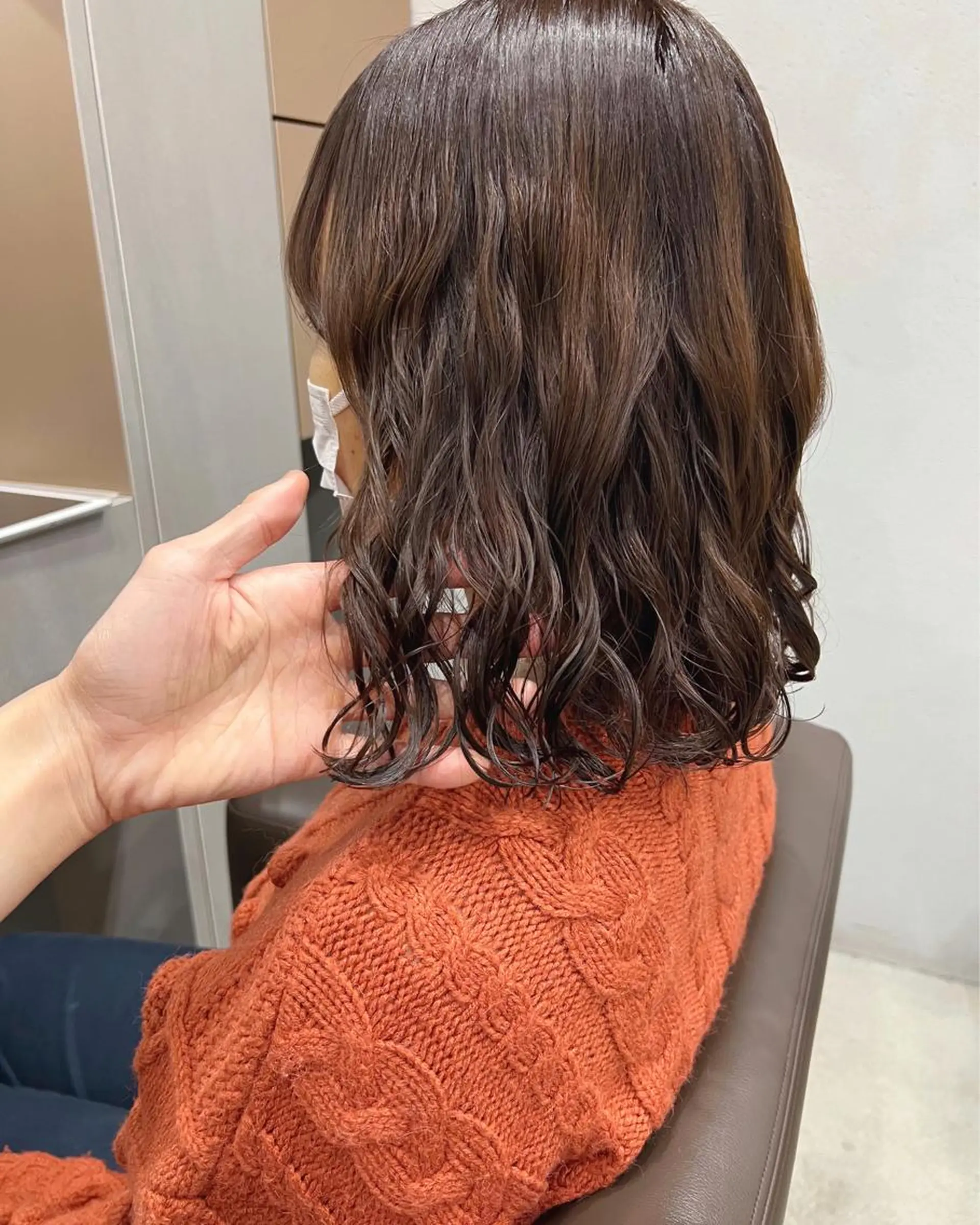 パーマ ボブパーマコテ巻き風 パーマNo1深江秀平のヘアスタイル