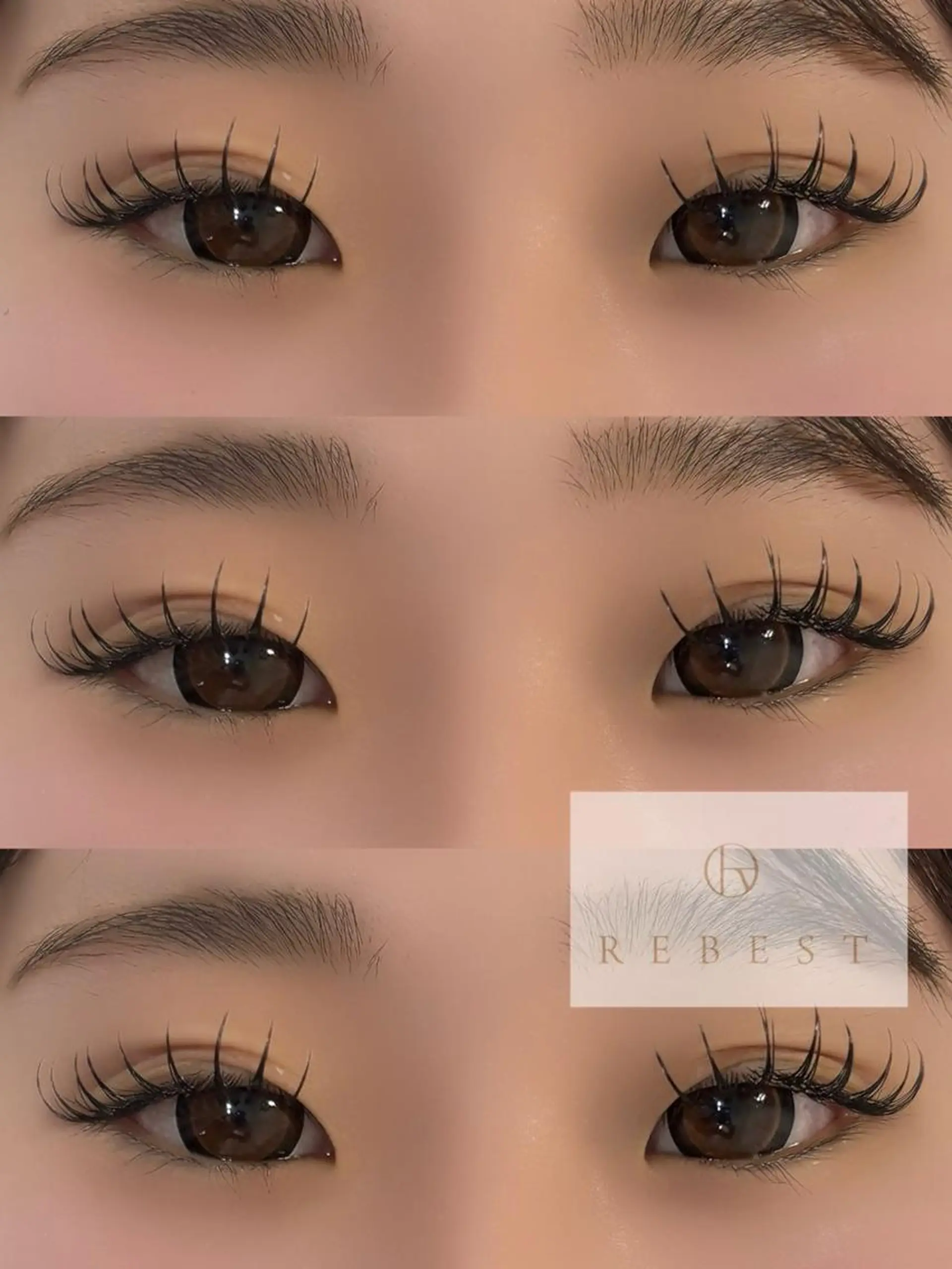 マツエク・マツパ ＲＥＢＥＳＴ ｅｙｅｌａｓｈのマツエク・マツパデザイン