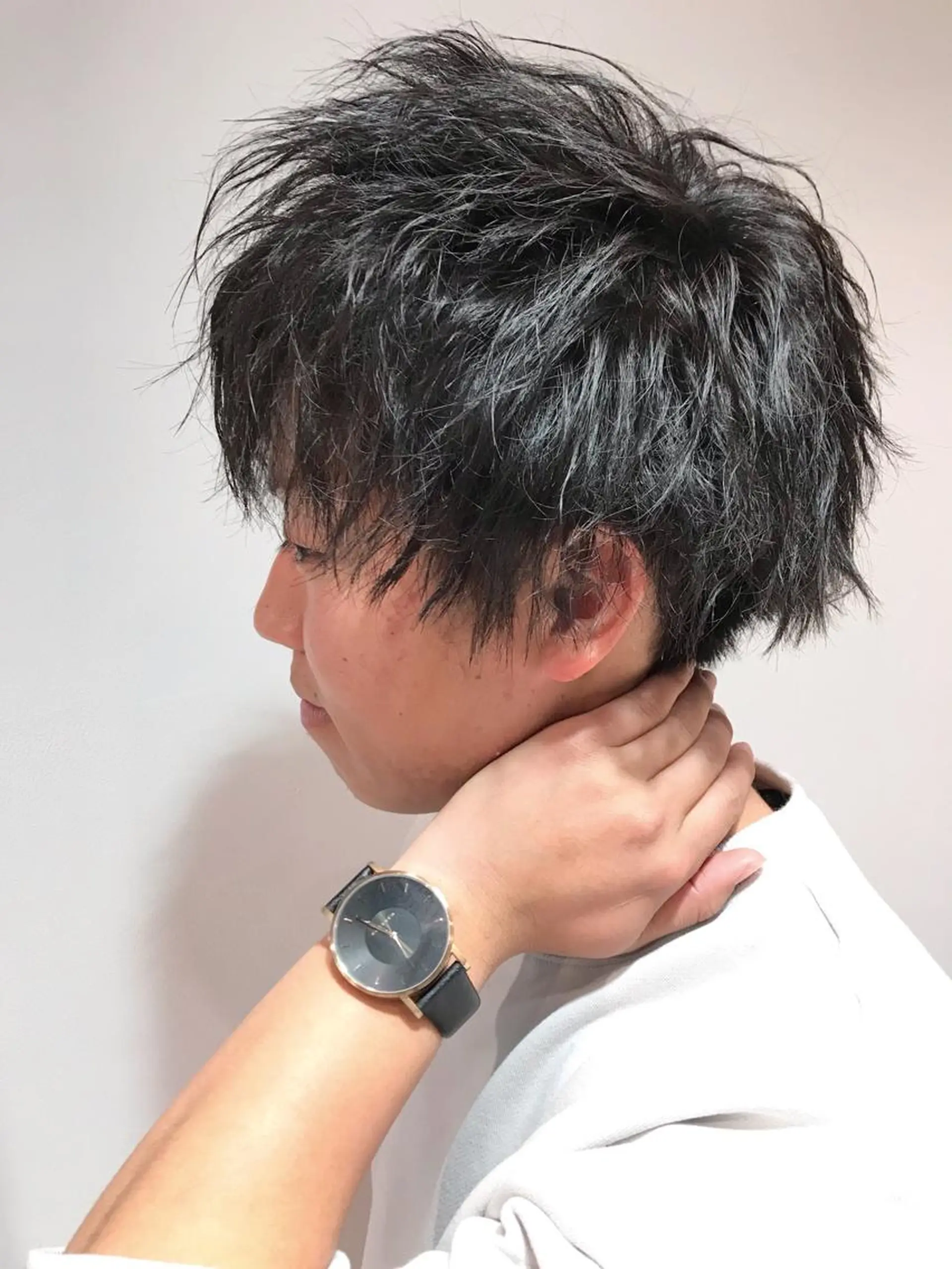 ショート カラー パーマ メンズ 【代表】 高瀬慎也/縮毛矯正のヘアスタイル