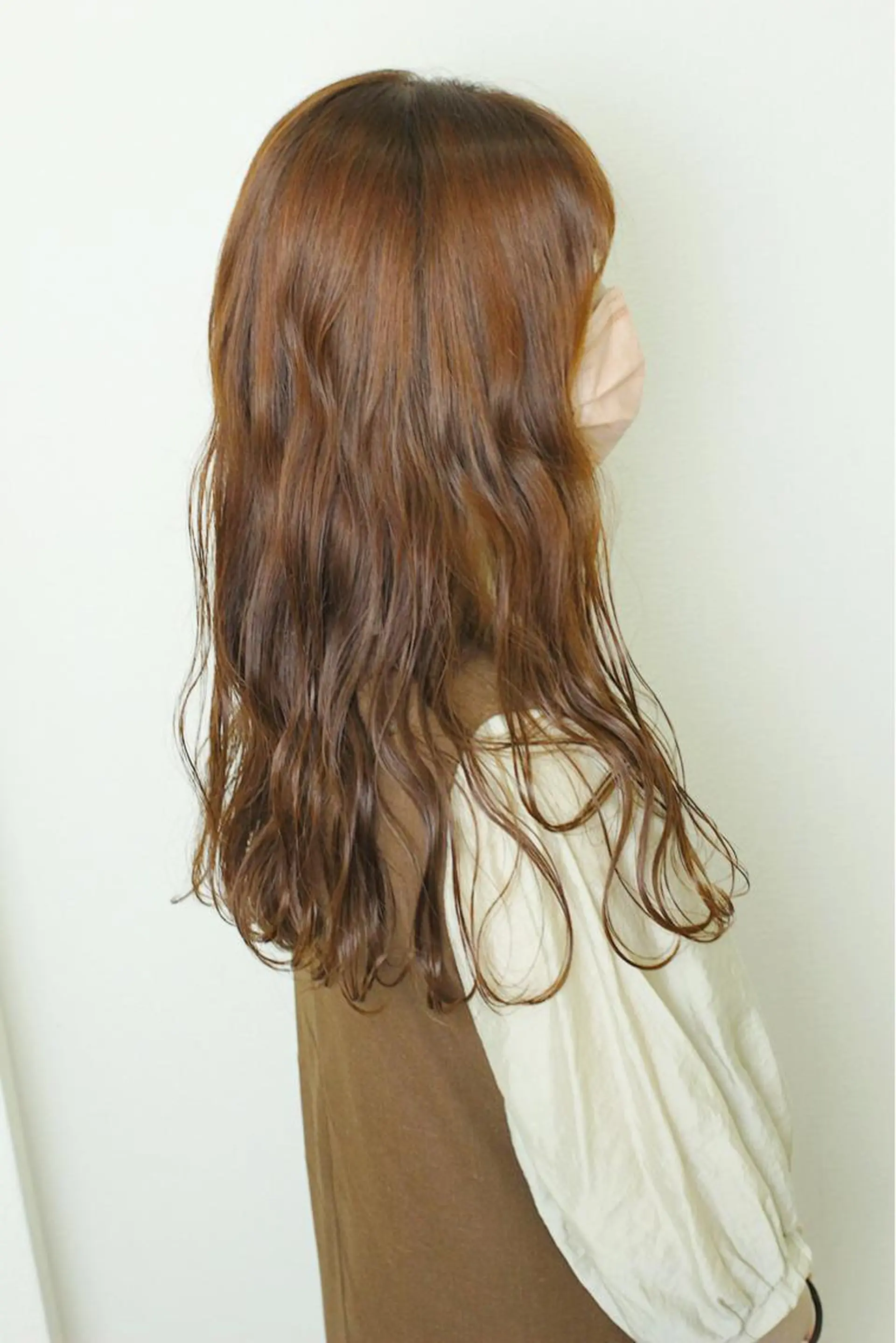 ロング カラー オレンジ ヘアカラー 土居 正季のヘアスタイル