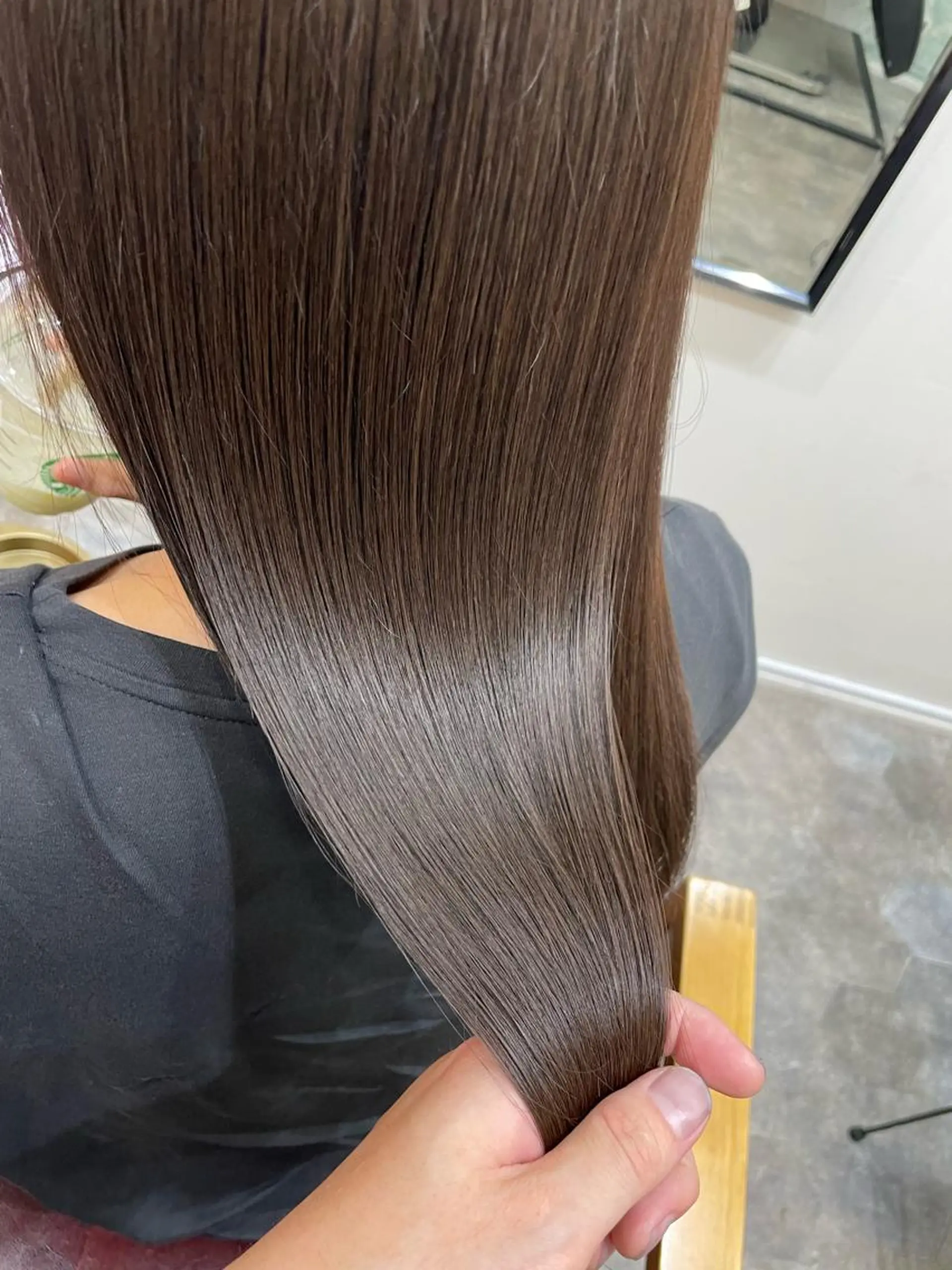 ミディアム カラー 髪質改善 トリートメント 水素トリートメント／ 髪質改善/ナカノメのヘアスタイル