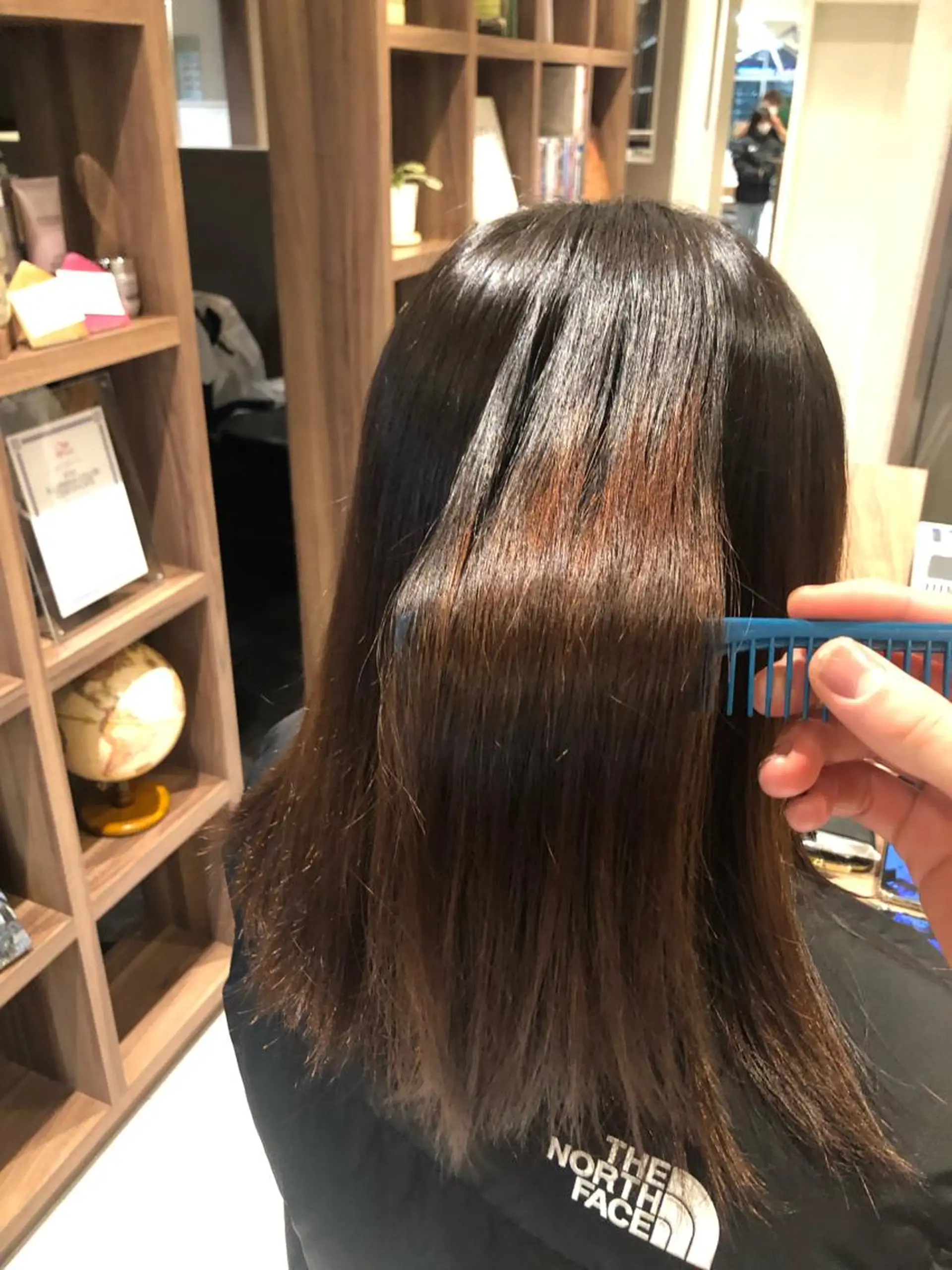 セミロング パーマ 縮毛矯正 dogstar小林諒 パーマ/レイヤーのヘアスタイル