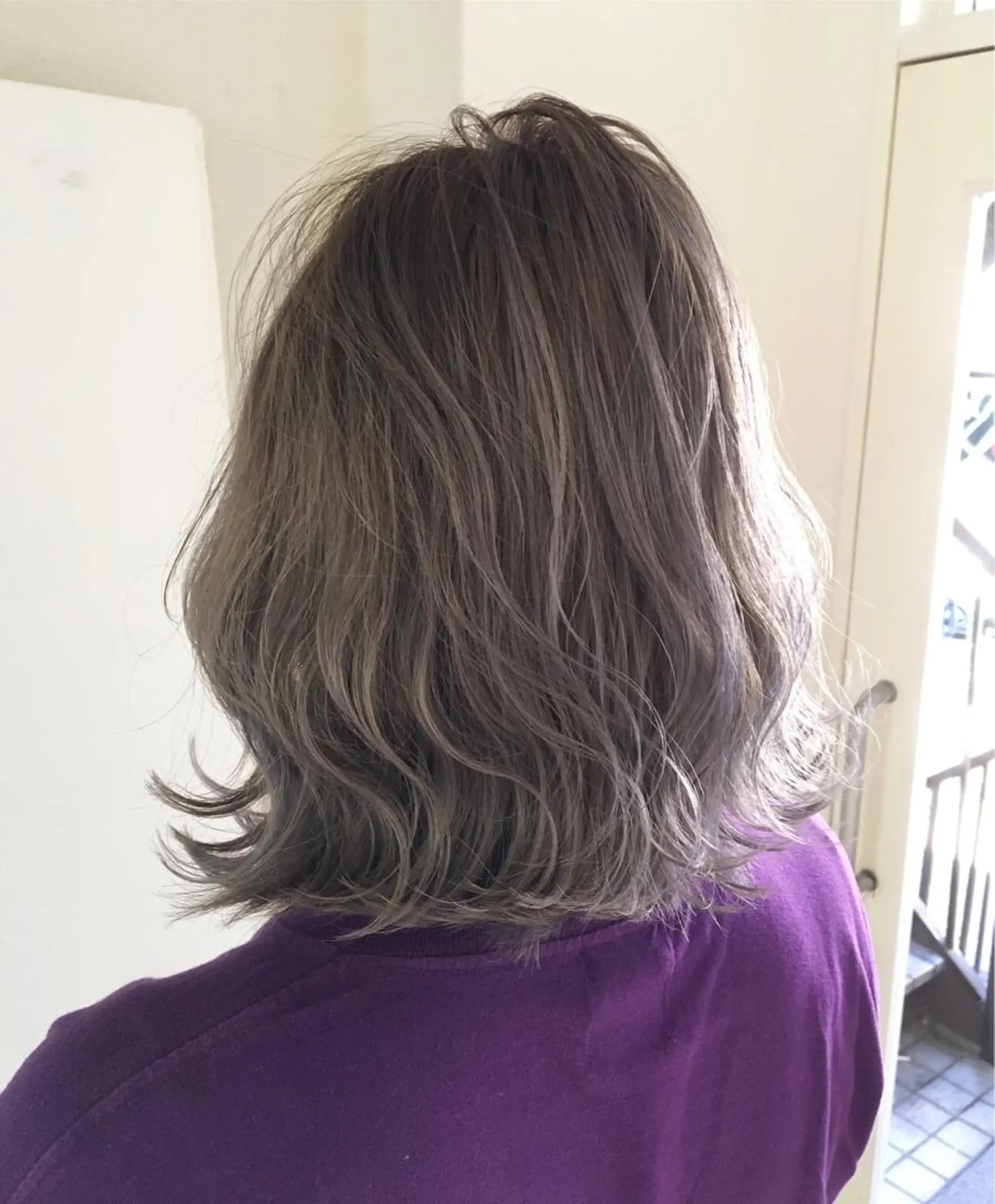 ショート アッシュ ヘアカラー トリートメント 渡辺 健太のヘアスタイル