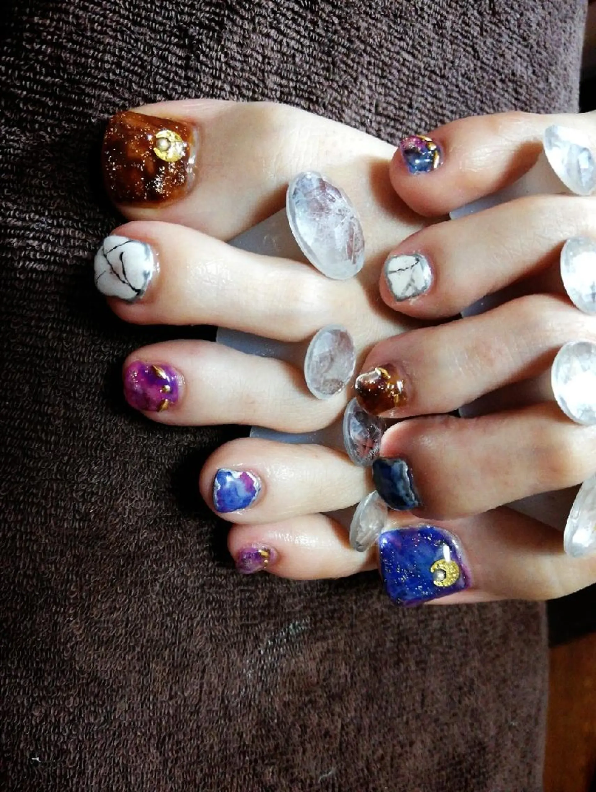 ネイル ニュアンスネイル フットネイル Nail Salon macherieのネイルデザイン