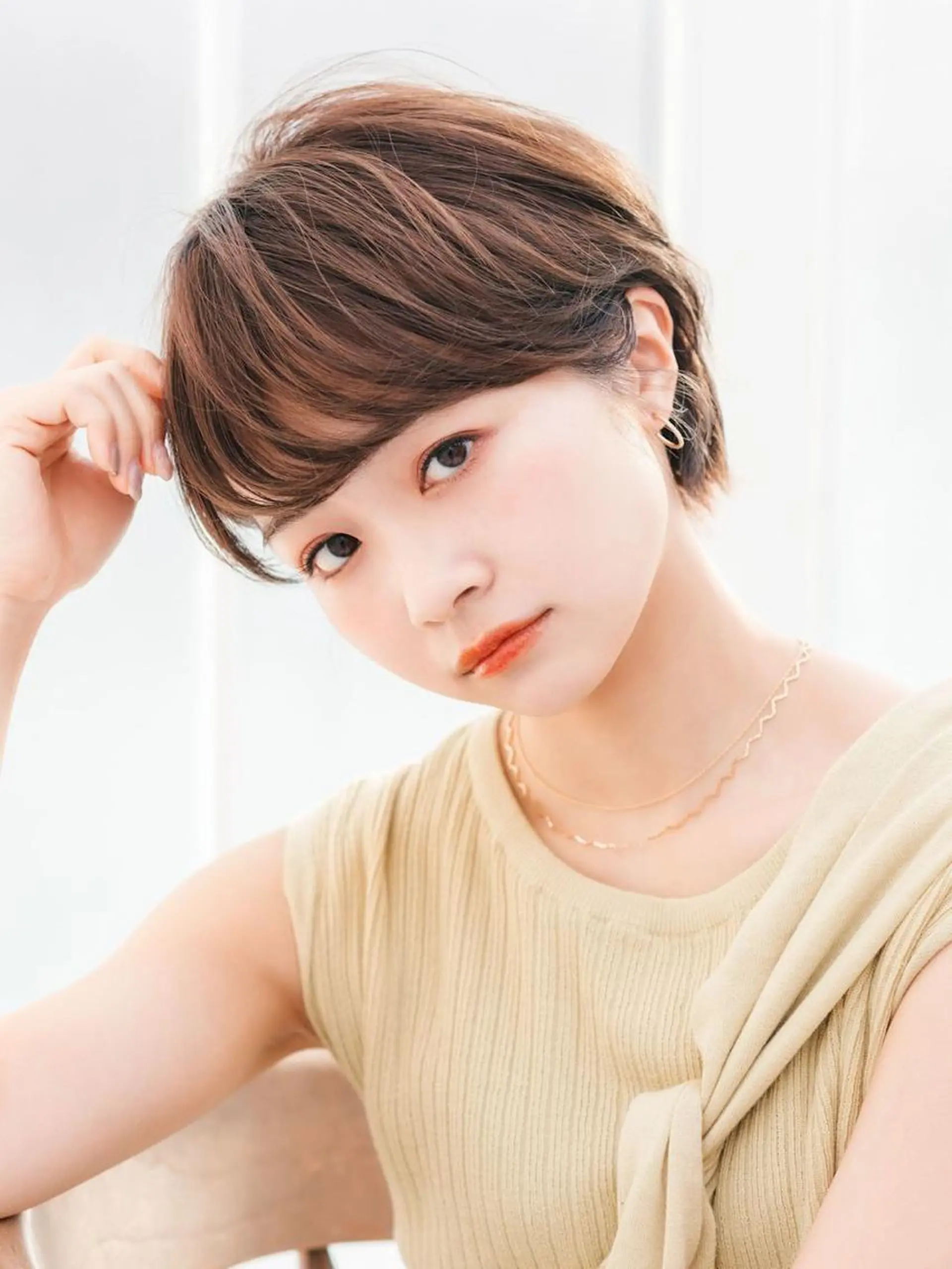 ショート カラー ネイル カット "オトナ髪”/ LAKA TOCCAのヘアスタイル