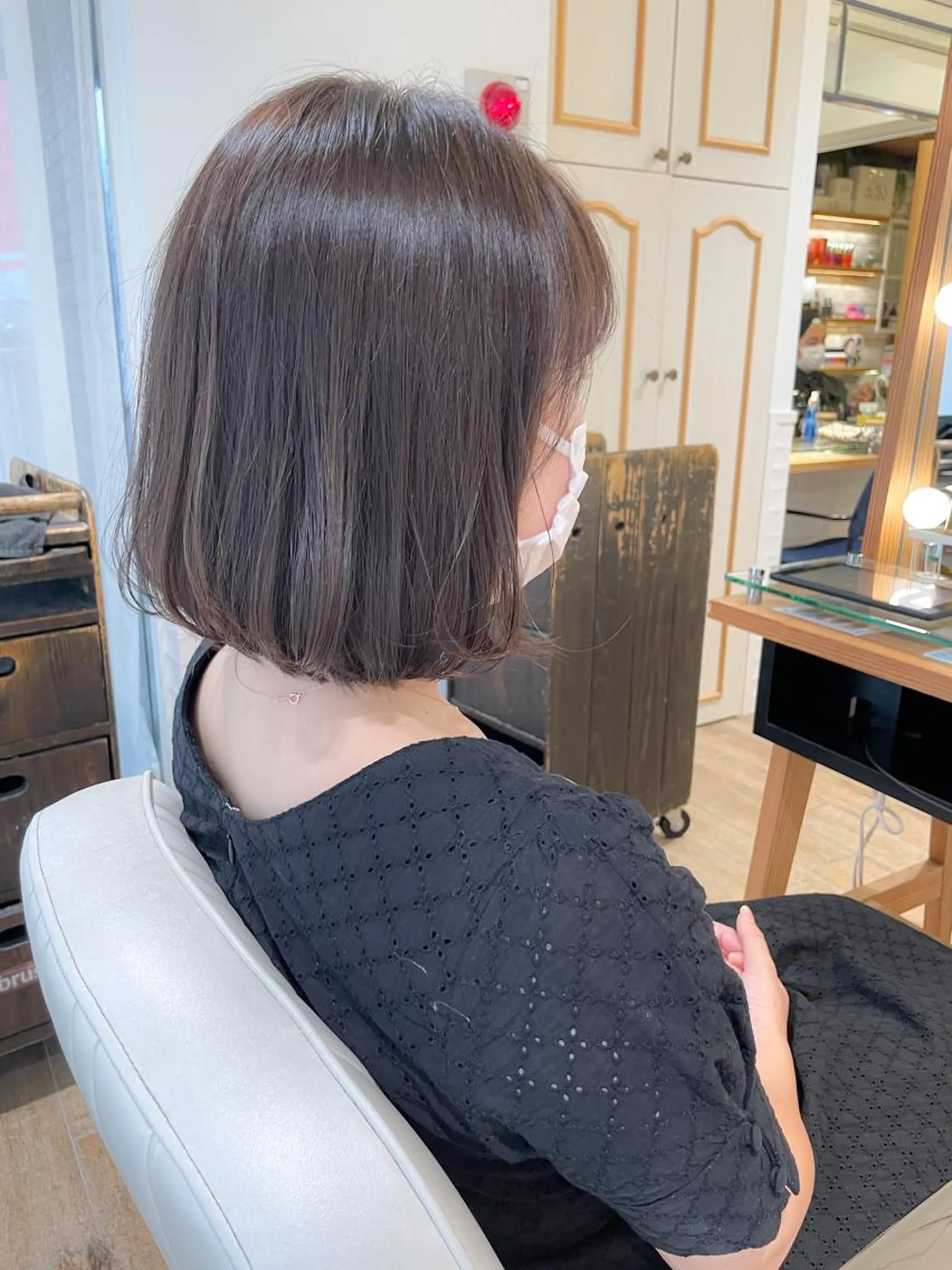 ショート ボブ ボブ ブリーチ/miinaのヘアスタイル