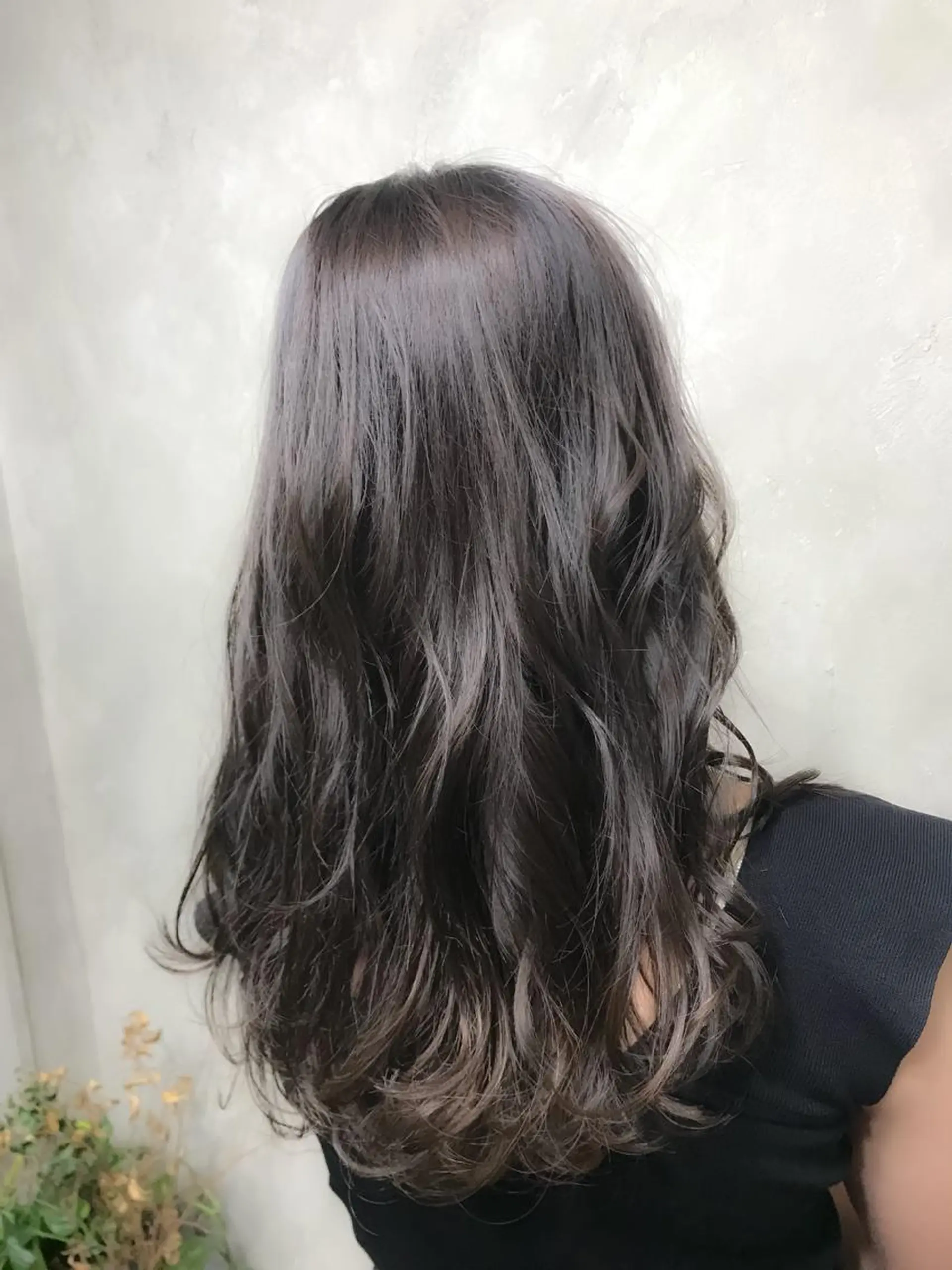 セミロング カラー パーマ ハイライトカラー ハイライト 🌈髪質改善💕 縮毛矯正✨青木まで✨のヘアスタイル