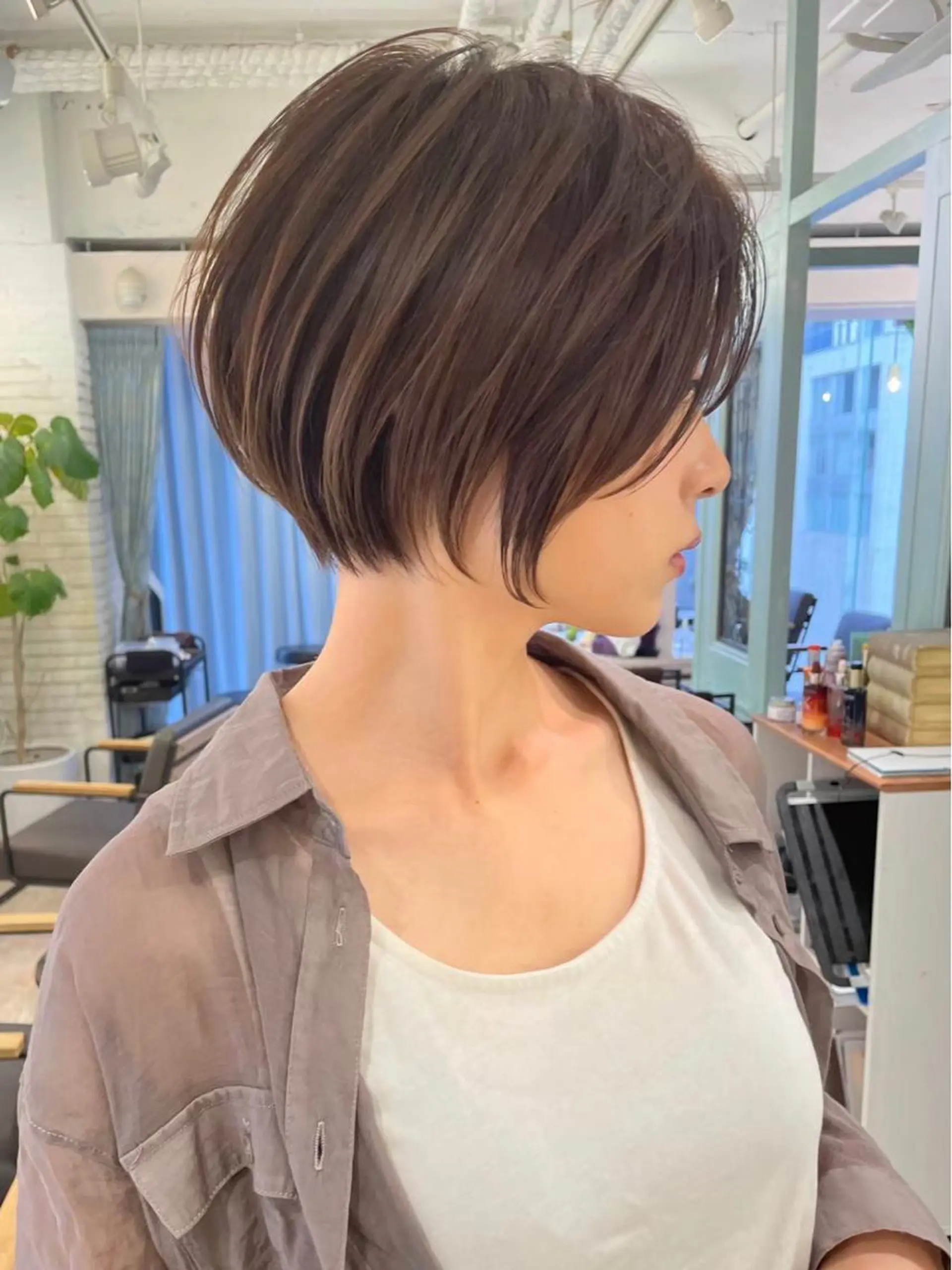 ショート カット ヘアカラー トリートメント サロウィン銀座RAYⅡ所属・❣️髪質改善/ 美髪矯正/沼座悠人のヘアスタイル