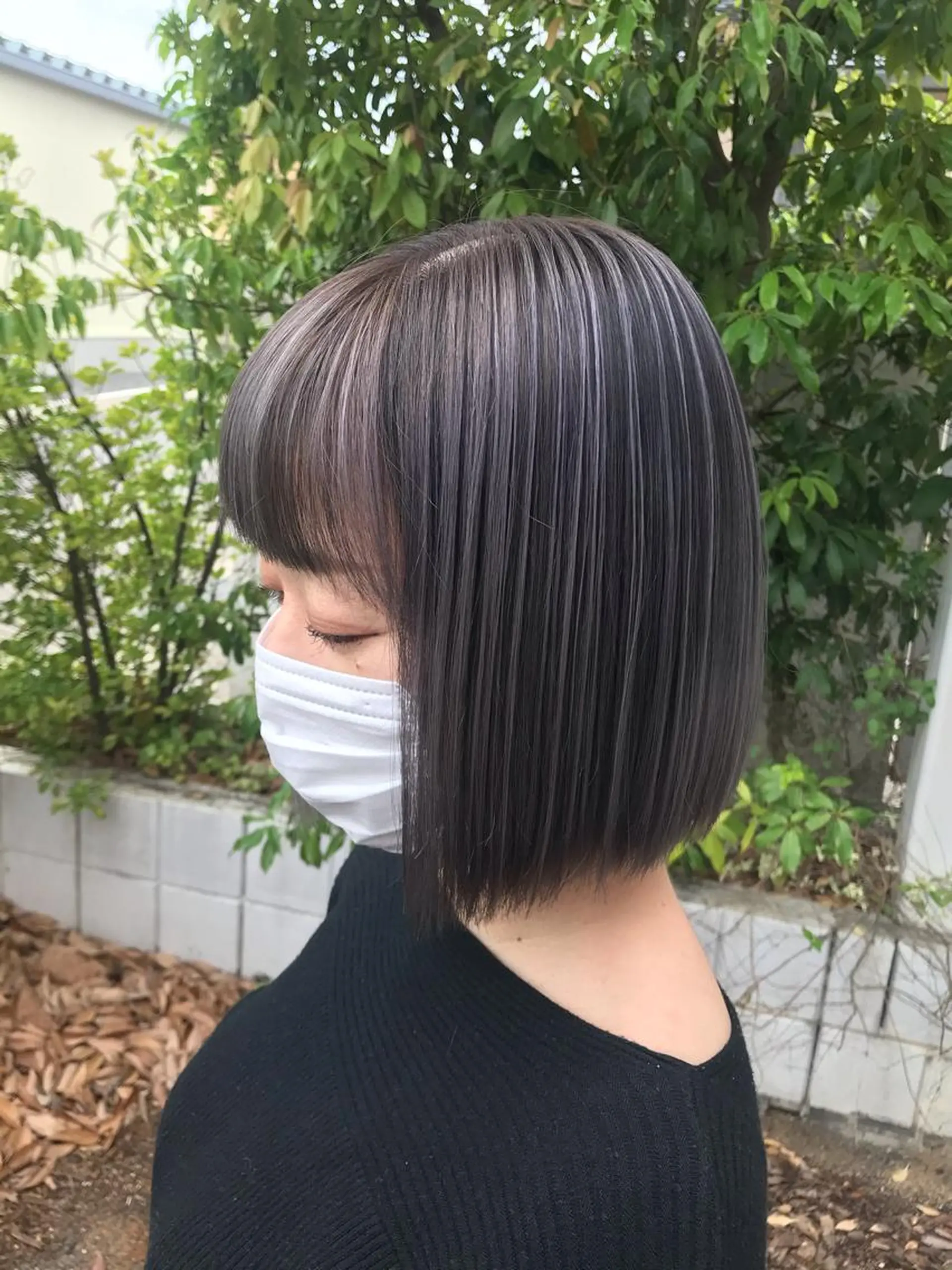 ミディアム 下條 真のヘアスタイル