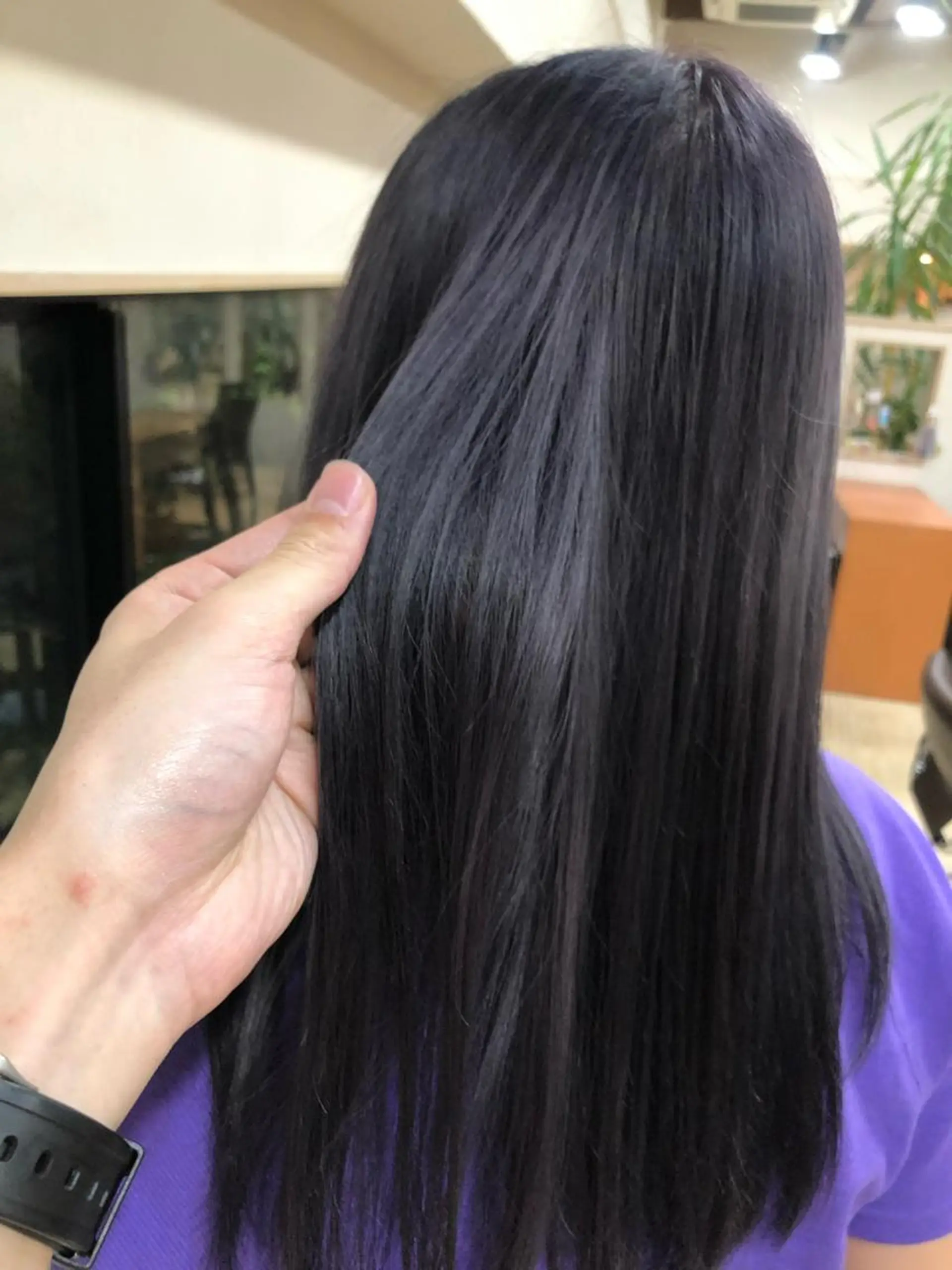 ロング カラー ブリーチ シルバー バイオレットカラー 仕上がり満足度 No.1池田篤史のヘアスタイル